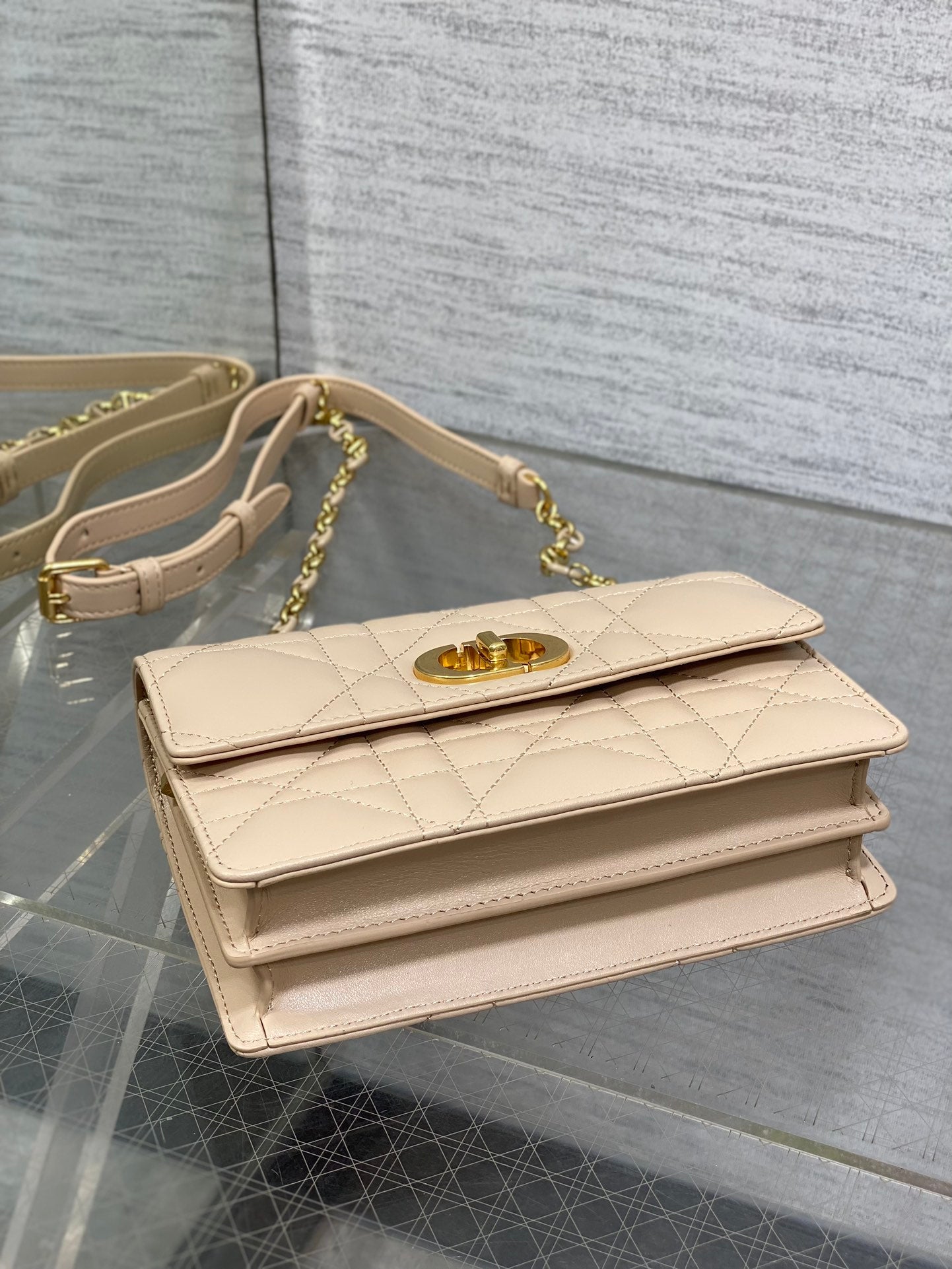 CD Miss Caro 17 Bag Desert Taupe Calfskin 226498 mysite