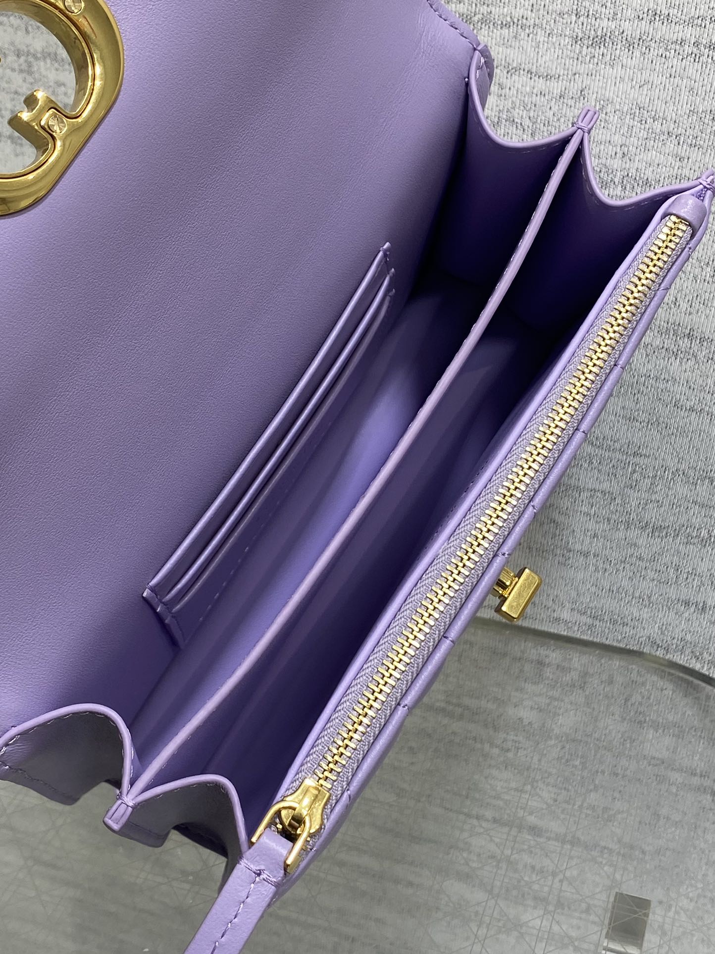 CD Miss Caro 17 Bag Purple Calfskin 229250 mysite