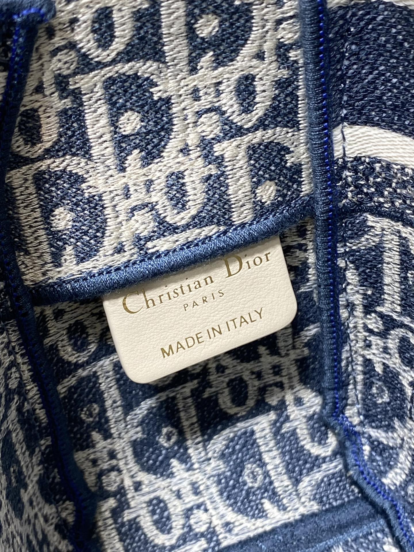 CD Small Diorcamp Bag 23 Blue White Denim mysite