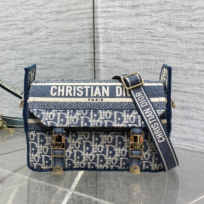 CD Small Diorcamp Bag 23 Blue White Denim mysite