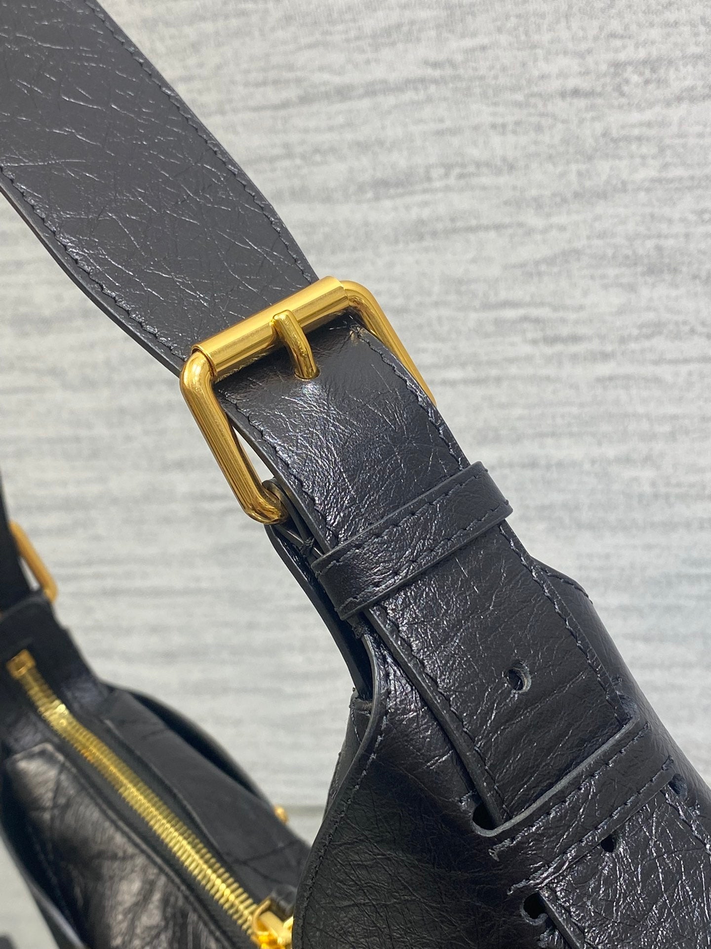 CD VOYAGE handbag 23 Black Crinkled Calfskin mysite