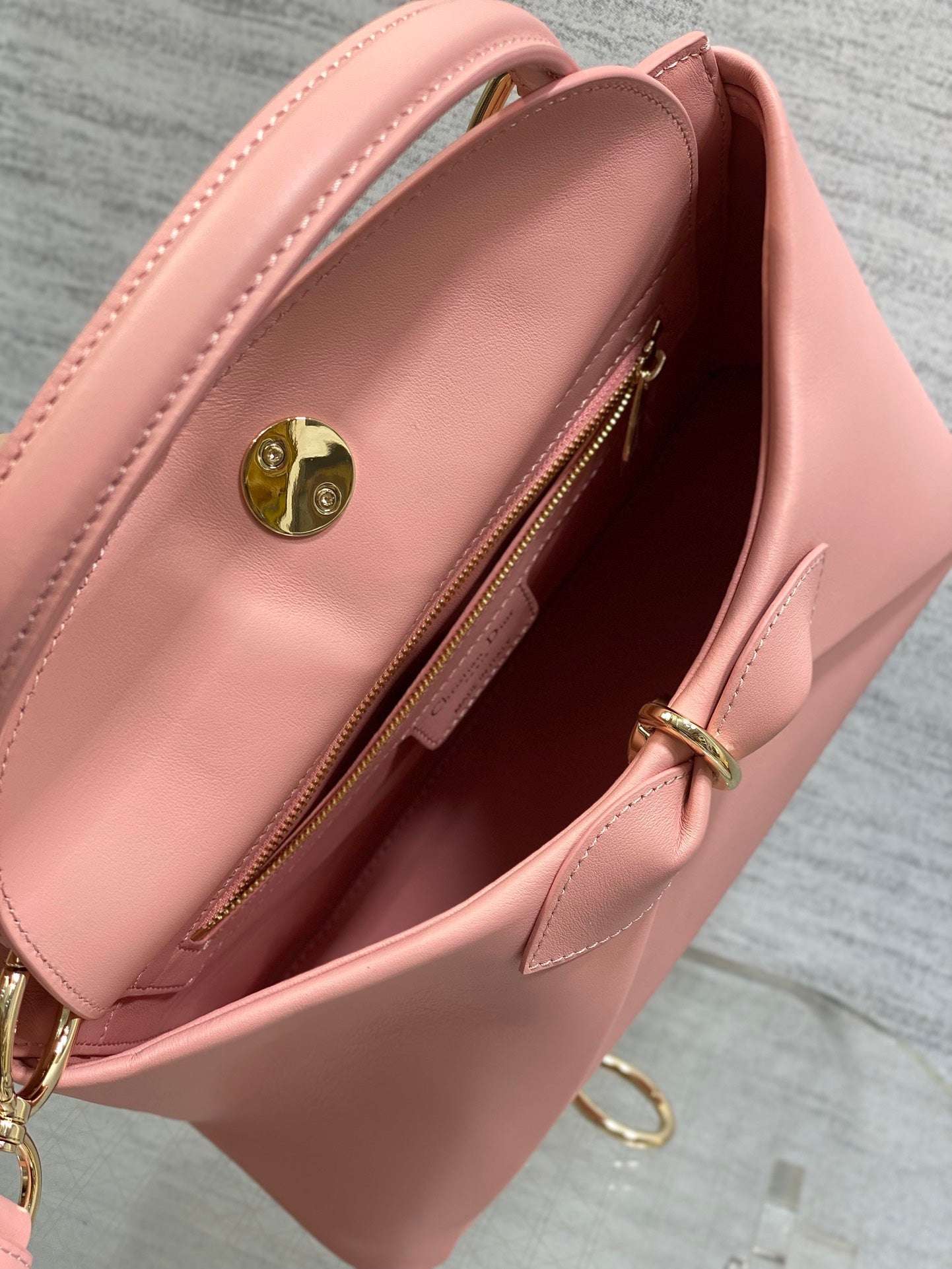 CD 26SS Bow-Adorned Bag Blush Pink Calfskin 272507 mysite