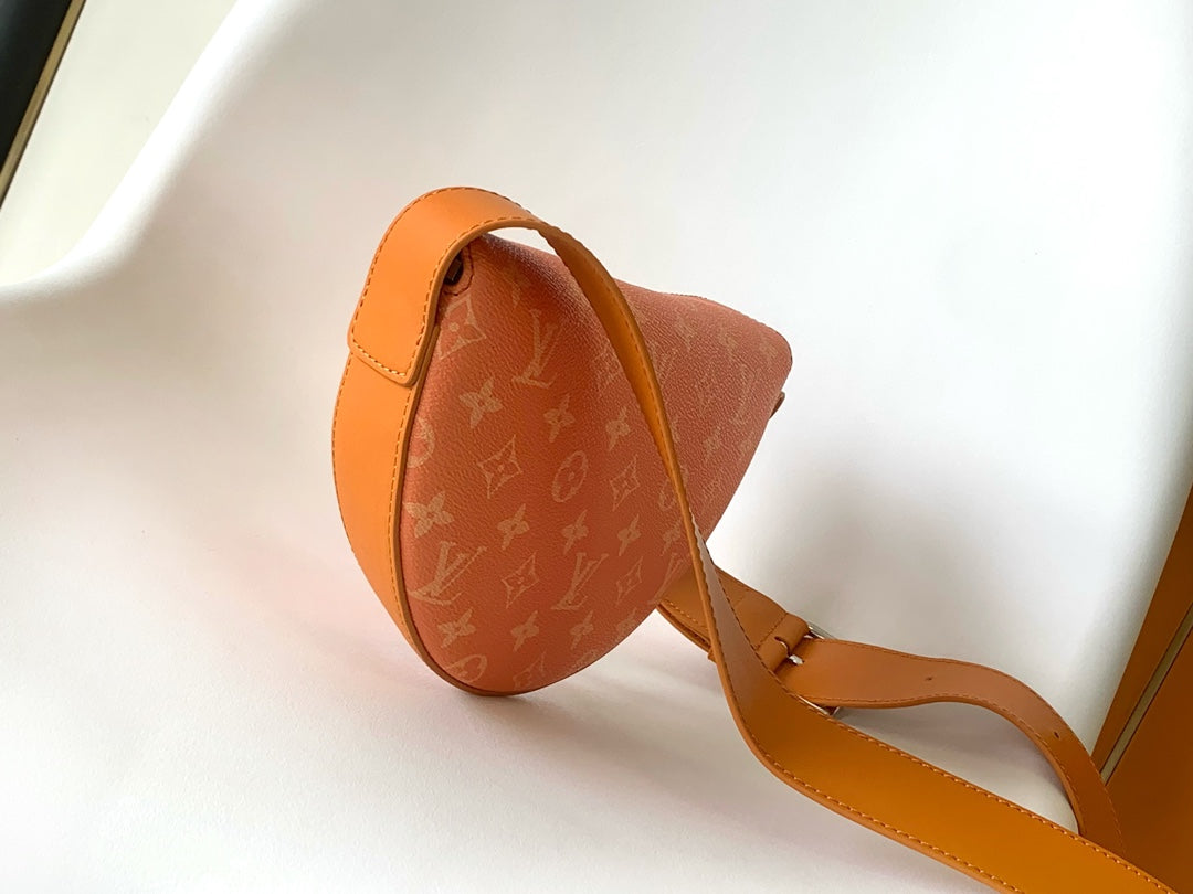 LV Moon Crossbody Bag 24.5 Orange Monogram Canvas mysite