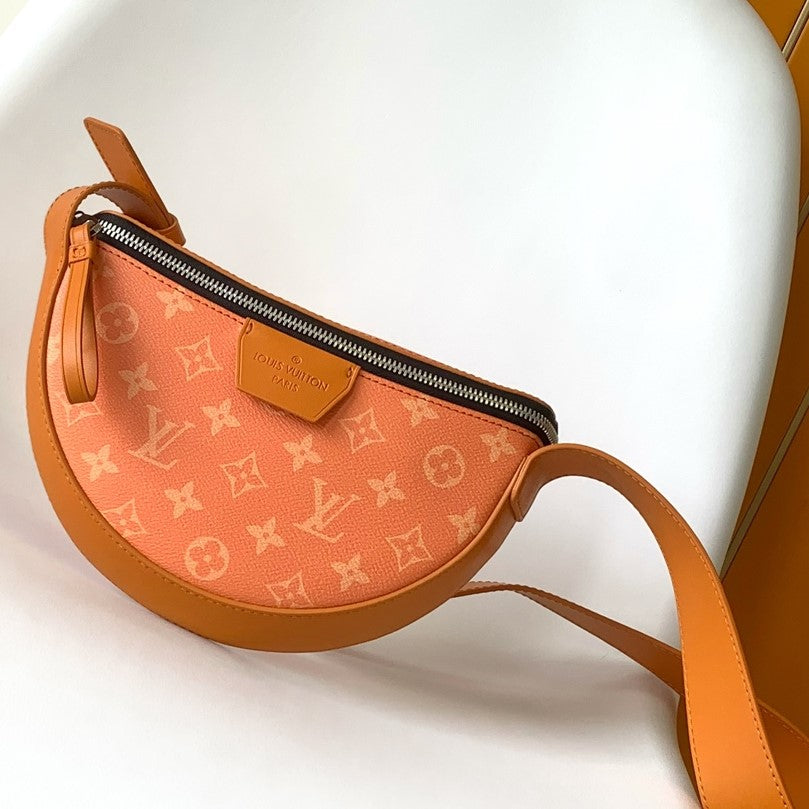 LV Moon Crossbody Bag 24.5 Orange Monogram Canvas mysite