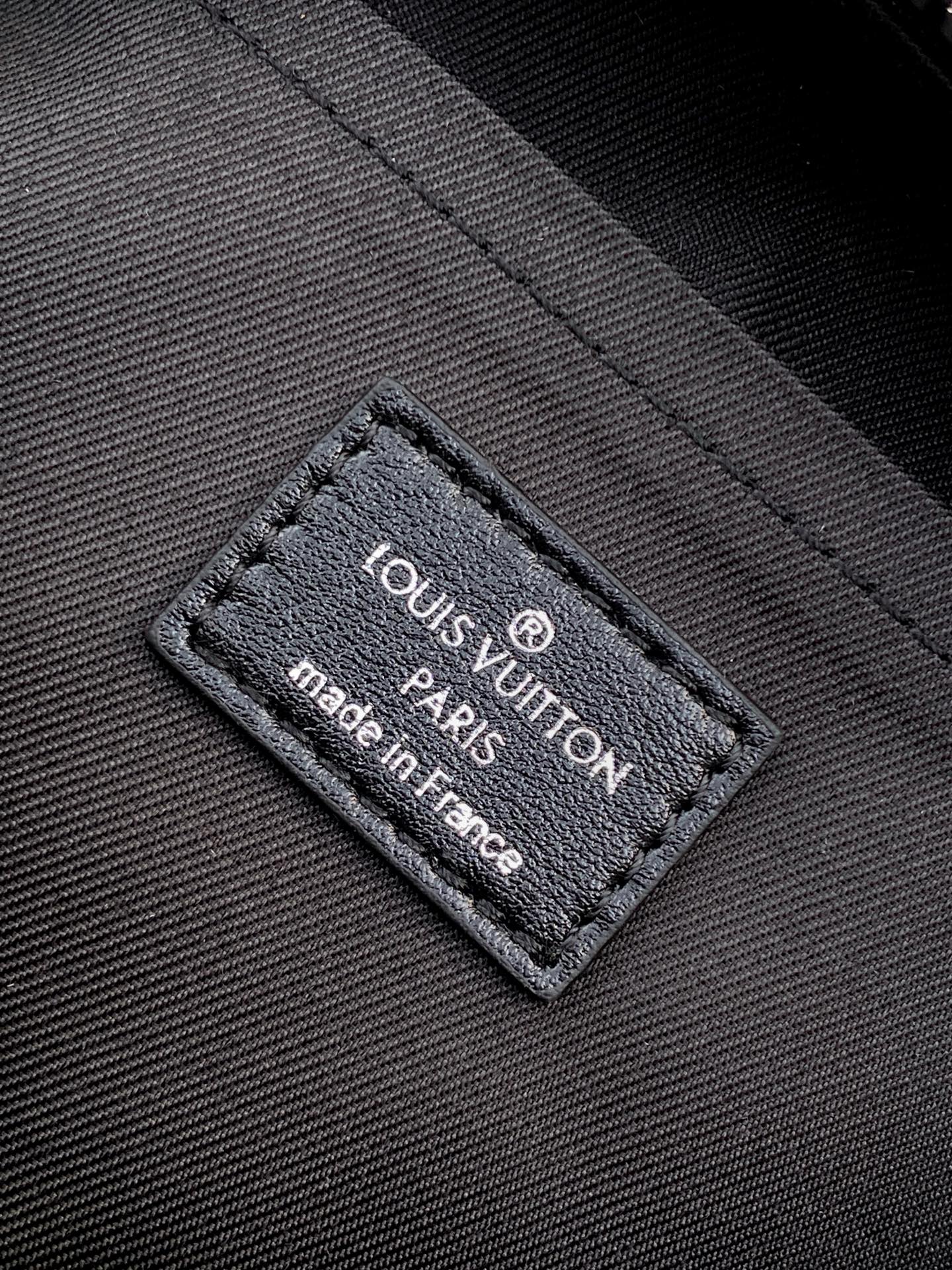 LV M13988 Keepall Bandoulière Cargo 25 Black Caflskin Sliver HW mysite