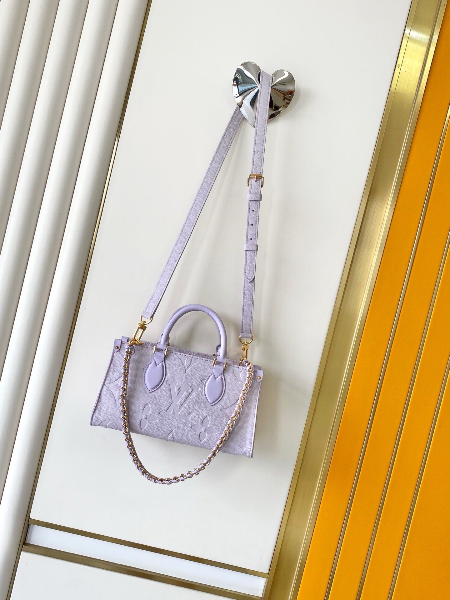 LV M15192 OnTheGo East West Tote 25cm Taro Purple Embossed Grain Cowhide GHW mysite
