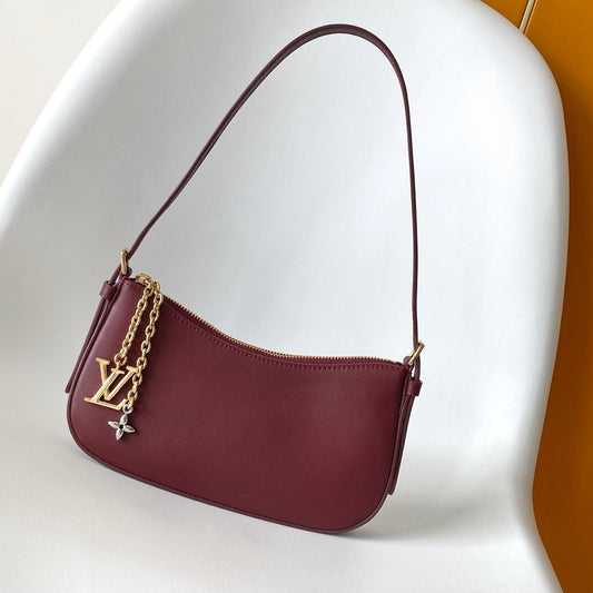 LV M25650 Pochette LV Bloom with Charm 23cm Red Calfskin GHW mysite