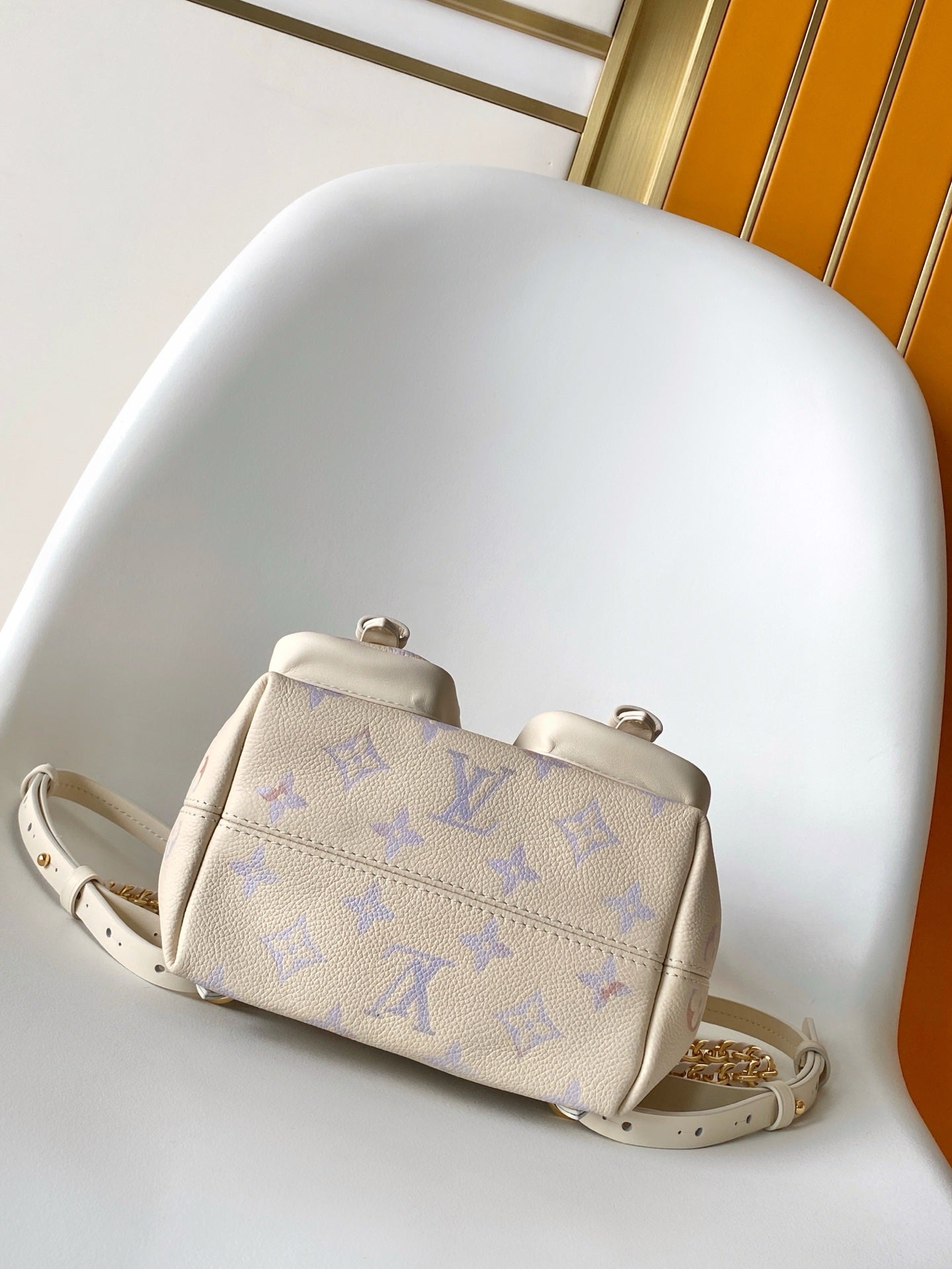 LV M15113 Backpack Monogram Embossed Cowhide Dream Cream GHW mysite