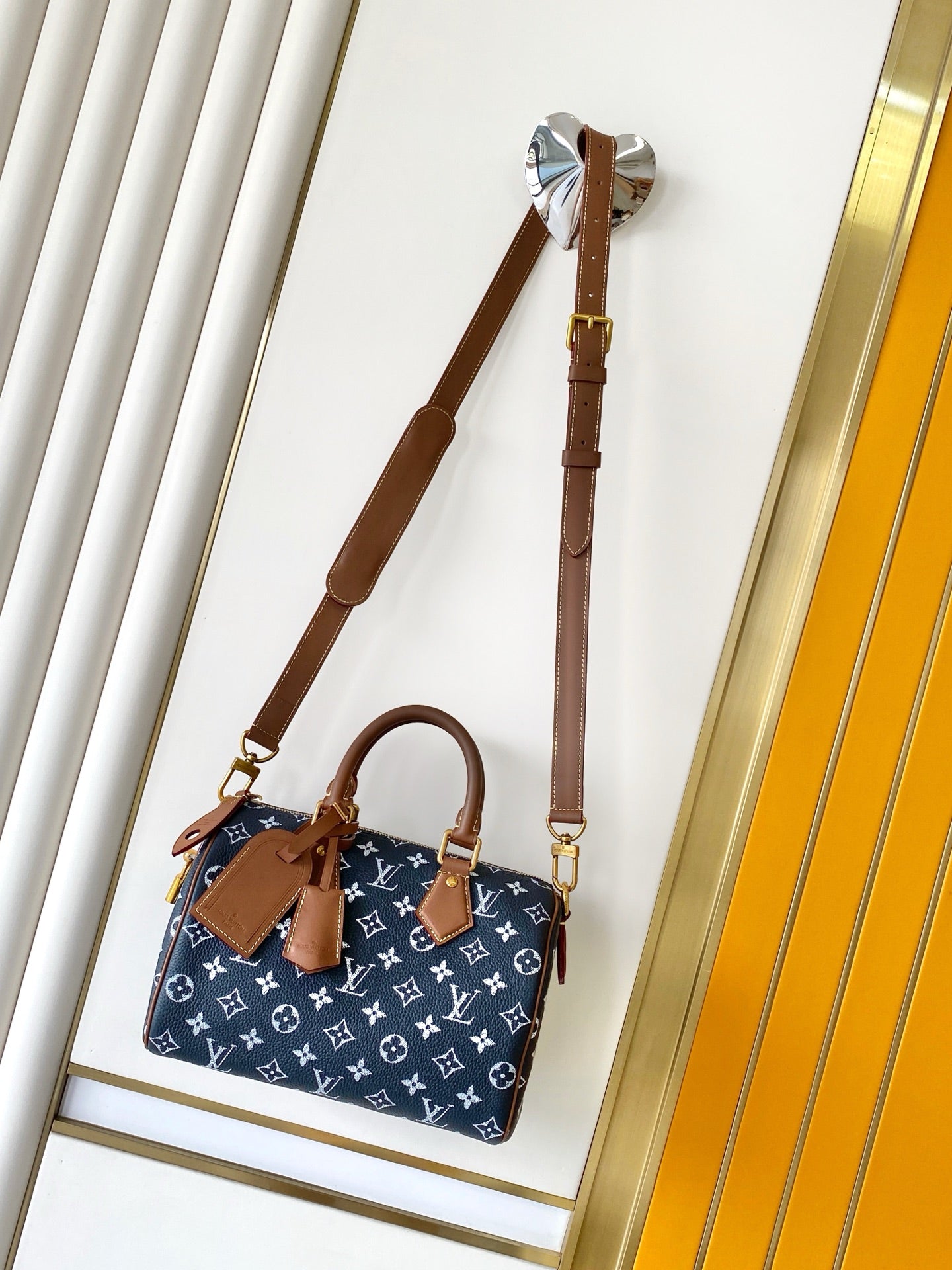 LV Speedy P9 Bandoulière 25cm Monogram Calfskin GHW mysite