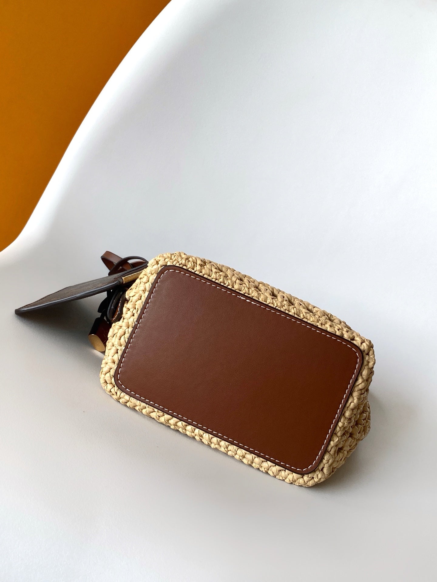 LV M14217 All In BB 16cm Brown Raffia & Cowhide-leather trim mysite