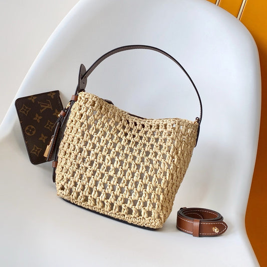 LV M14217 All In BB 16cm Brown Raffia & Cowhide-leather trim mysite