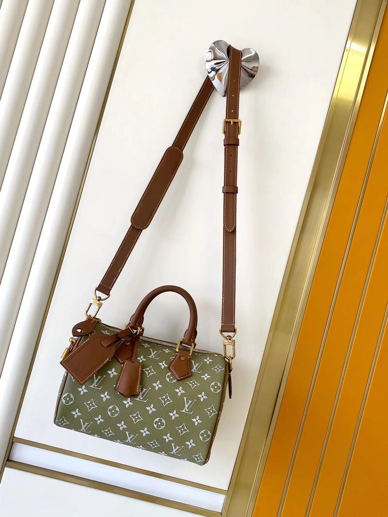 LV Speedy P9 Bandoulière 25cm Monogram Calfskin GHW mysite