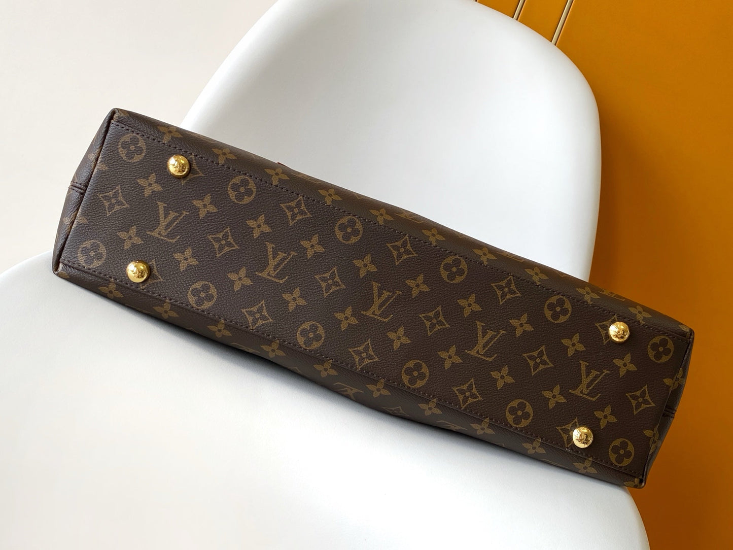 LV Again Handbag 53cm Brown Monogram Canvas & Cowhide mysite