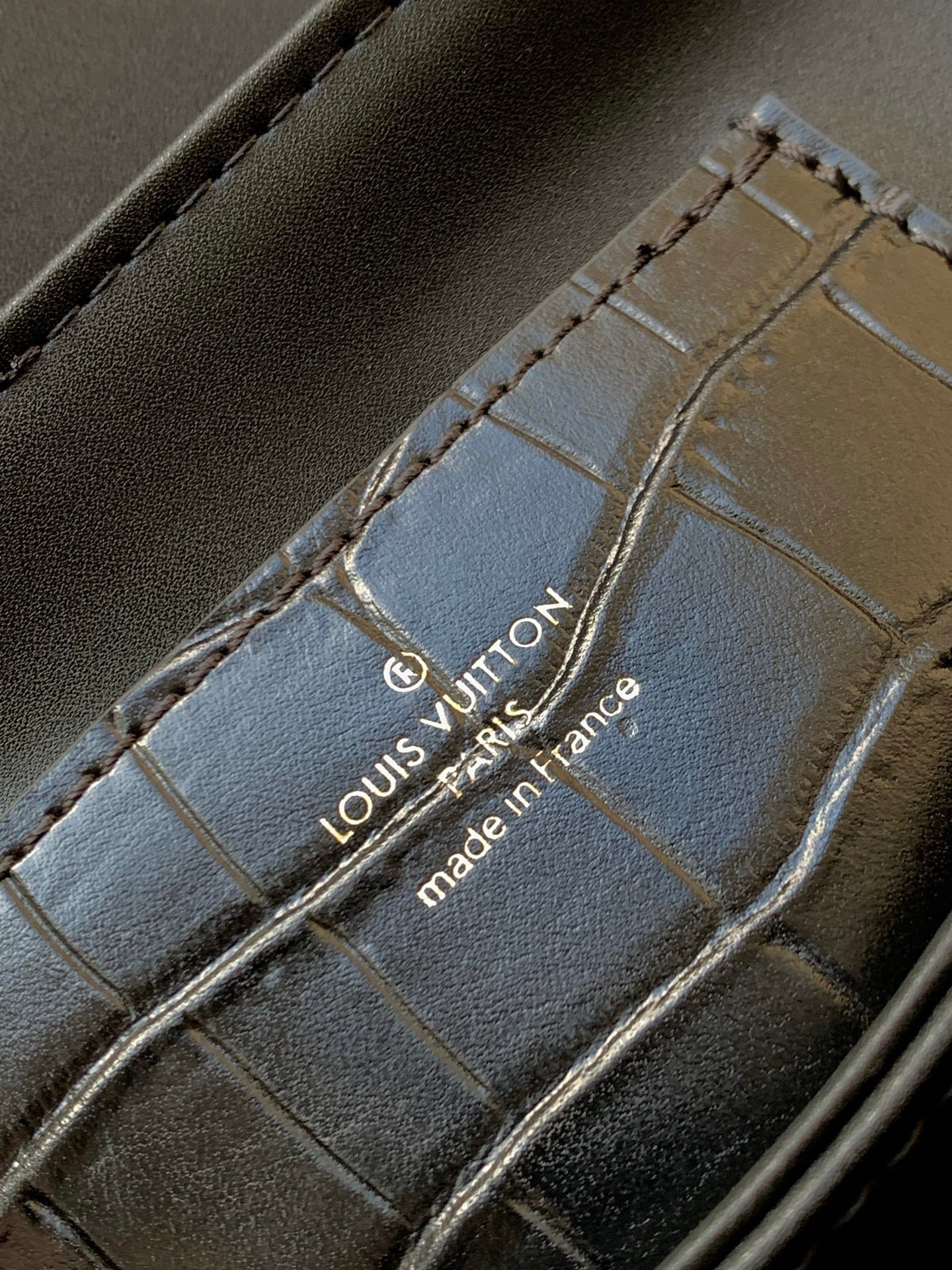 LV 25s Rose Des Vents Handbag 27cm Black Crocodile GHW mysite