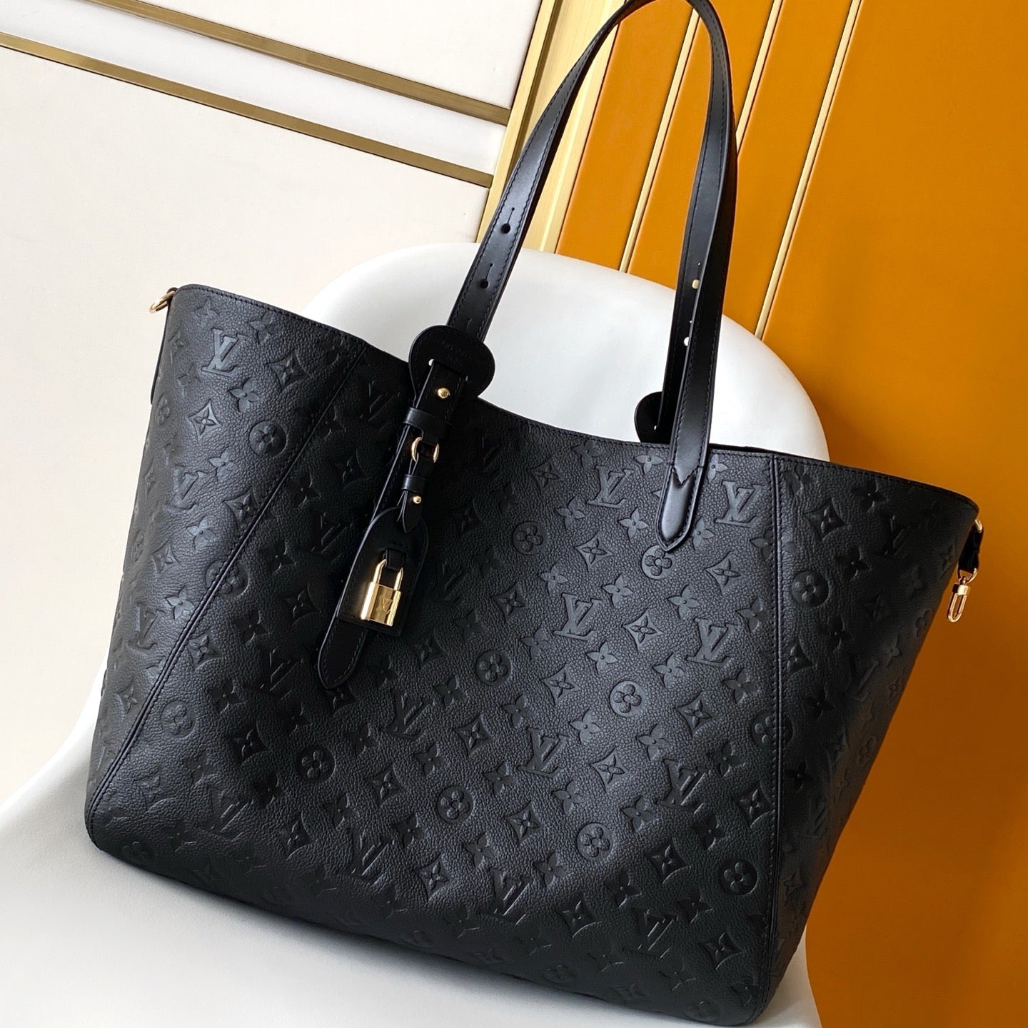 LV All In One PM Black Embossed Monogram Empreinte Cowhide 268414 mysite