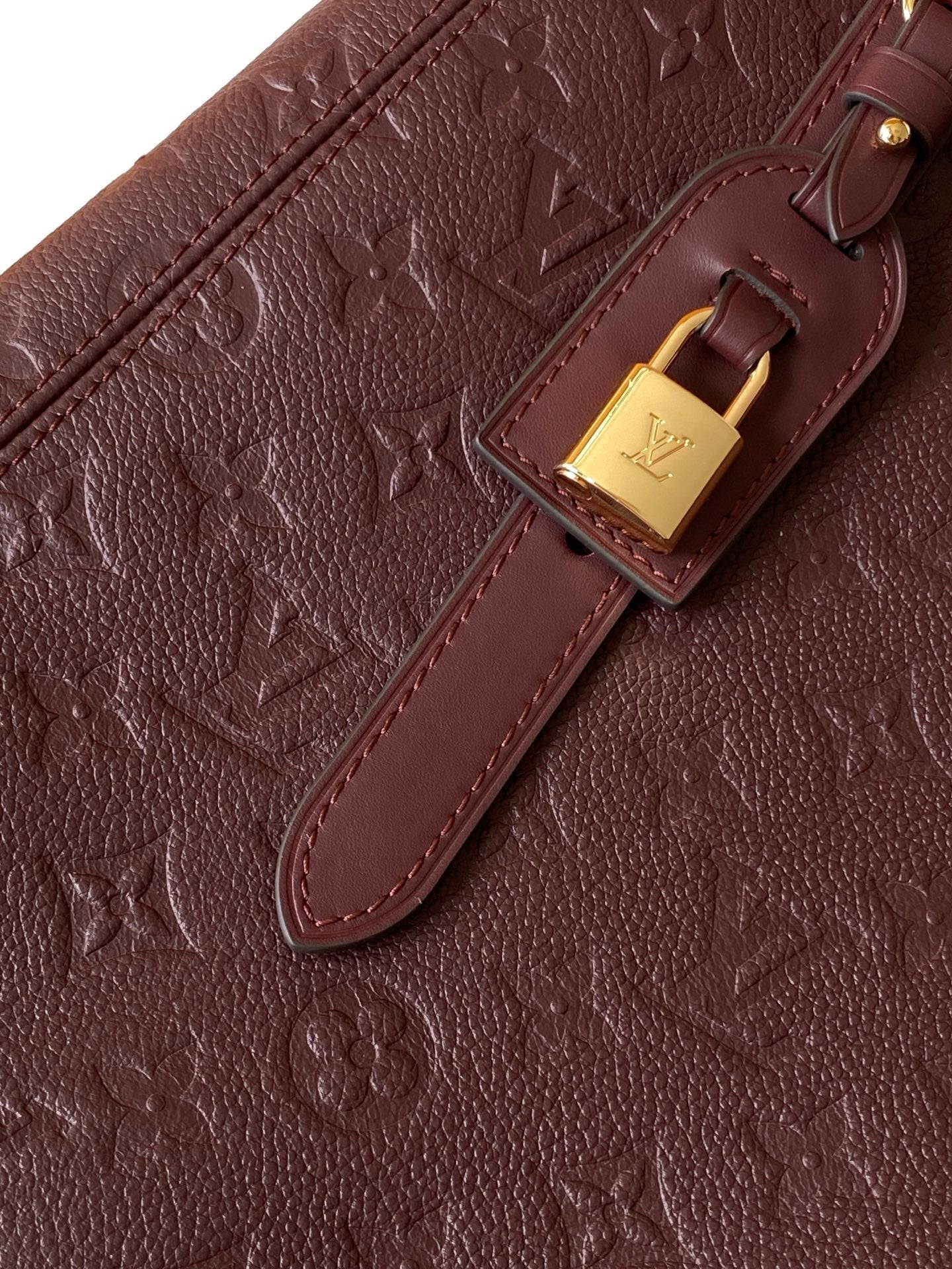LV All In One PM Burgundy Embossed Monogram Empreinte Cowhide 268416 mysite