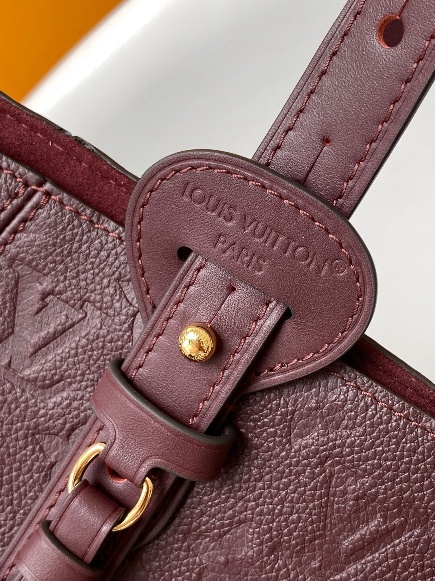 LV All In One PM Burgundy Embossed Monogram Empreinte Cowhide 268416 mysite