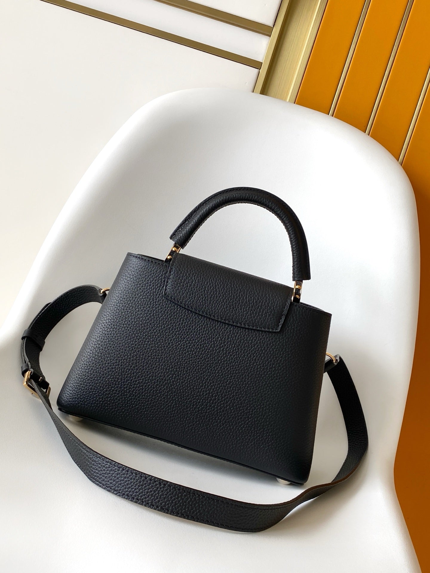 LV x TM Capucines Cheerful Cherry Charms 27 Black Taurillon Leather 268185 mysite