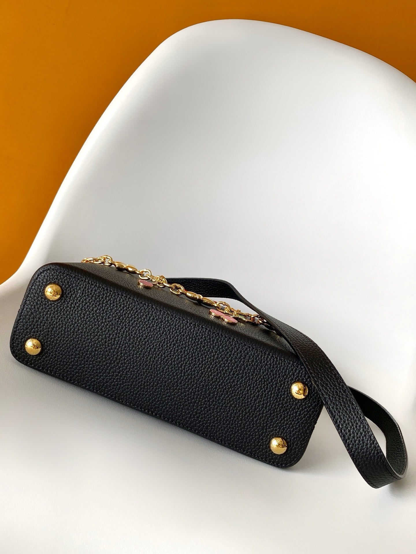 LV x TM Capucines Cheerful Cherry Charms 27 Black Taurillon Leather 268185 mysite