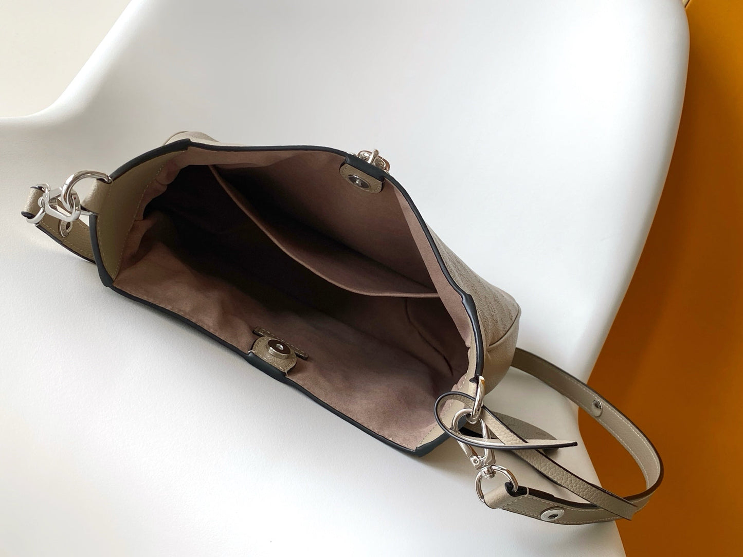 LV All Around MM Gray Perforated Mahina Taurillon Leather 268134 mysite