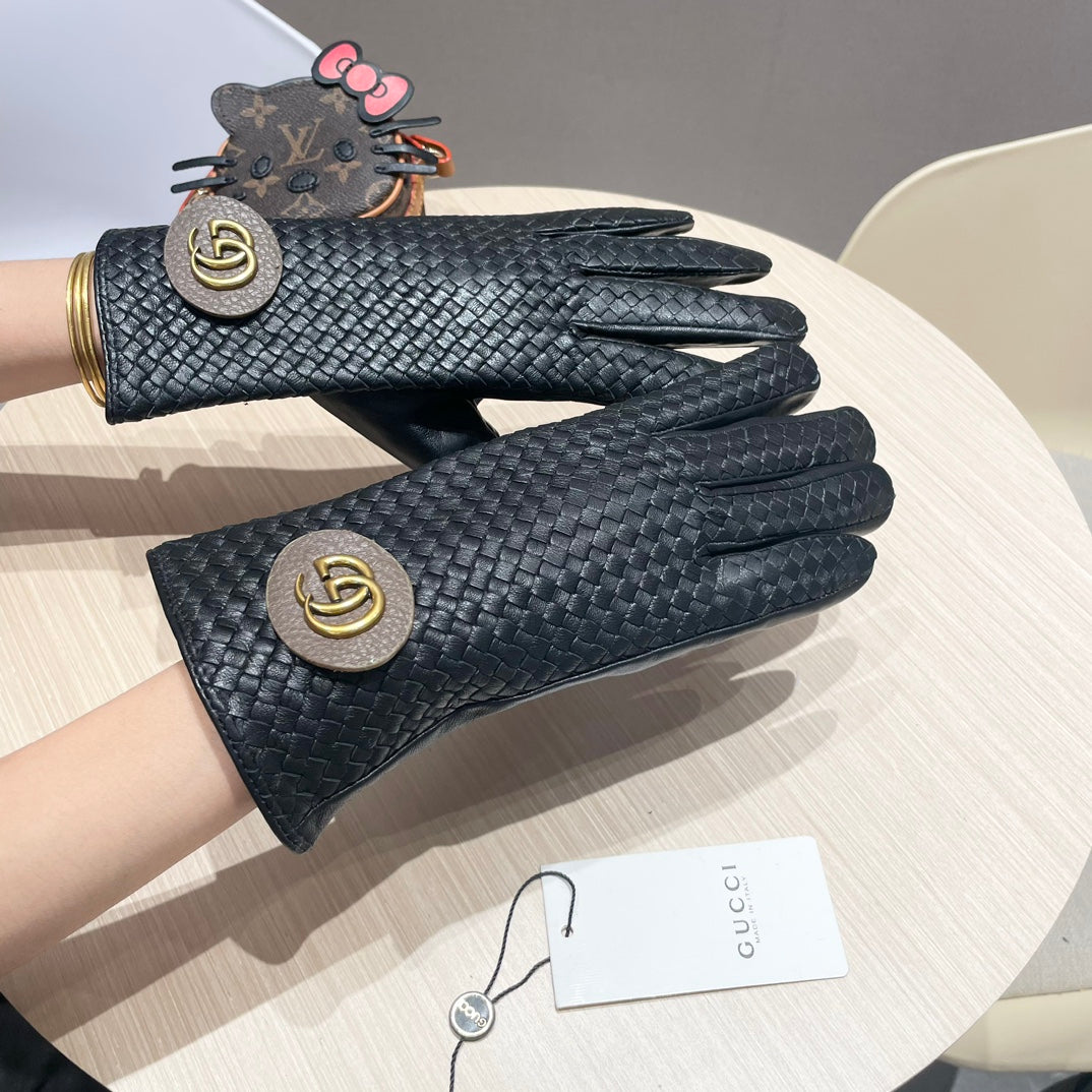 COUPLE GLOVES IN BLACK LAMBSKIN 439093 mysite