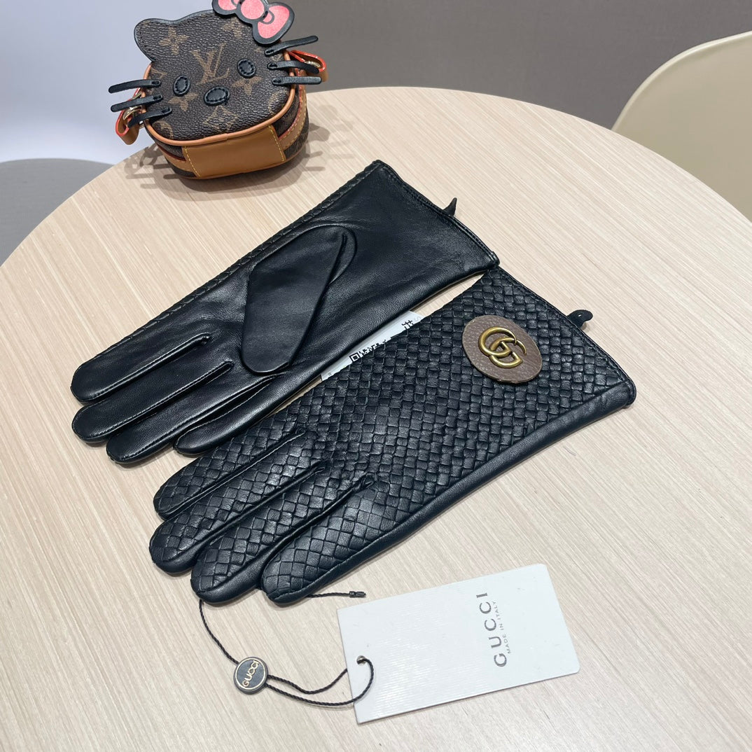 COUPLE GLOVES IN BLACK LAMBSKIN 439093 mysite
