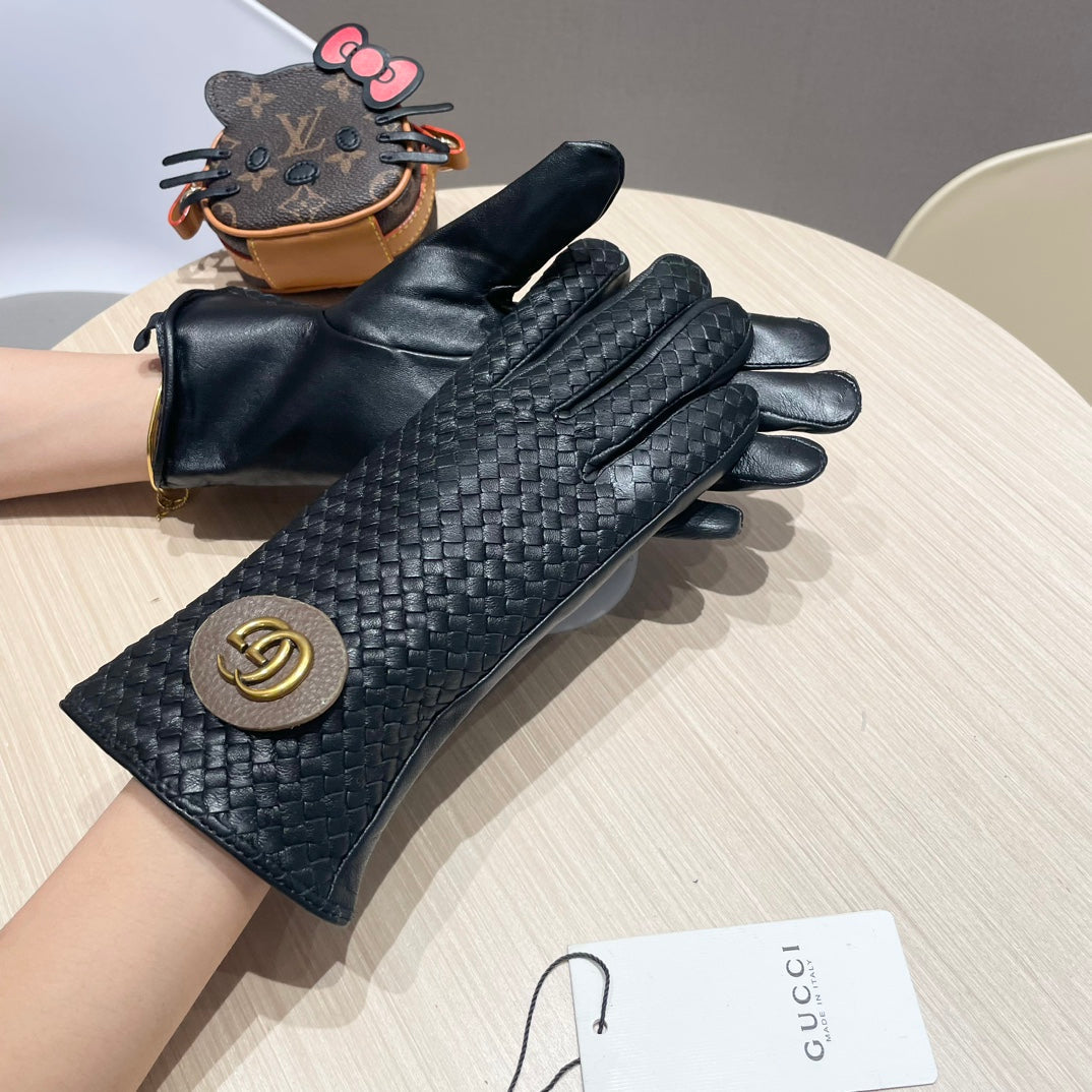 COUPLE GLOVES IN BLACK LAMBSKIN 439093 mysite