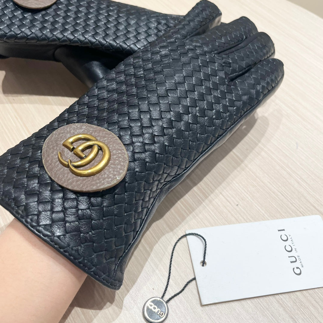 COUPLE GLOVES IN BLACK LAMBSKIN 439093 mysite