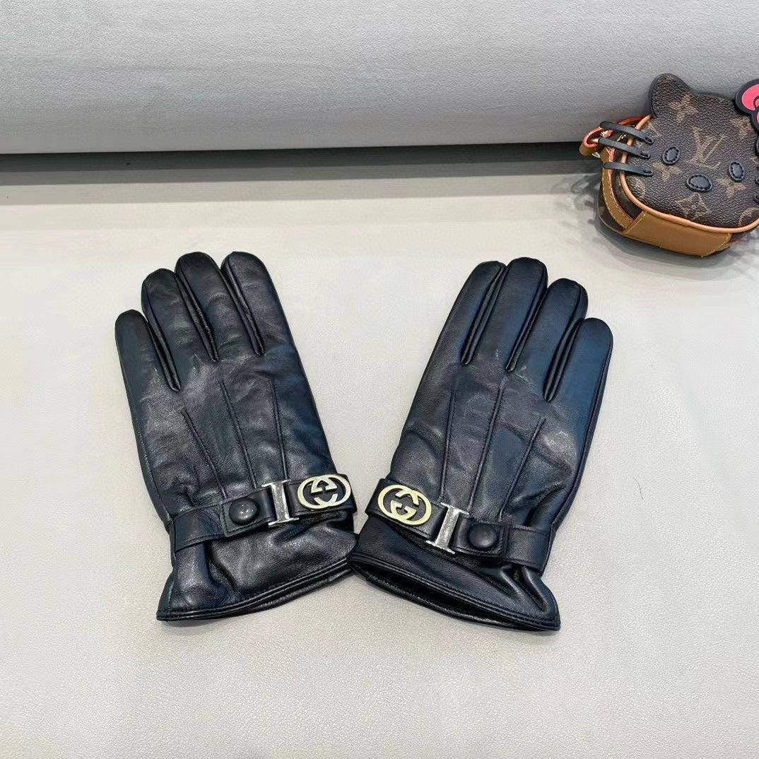 TOUCHSCREEN GLOVES IN BLACK LAMBSKIN 454568 mysite