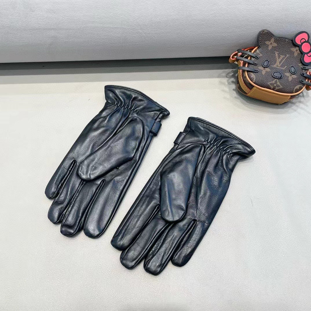 TOUCHSCREEN GLOVES IN BLACK LAMBSKIN 454568 mysite
