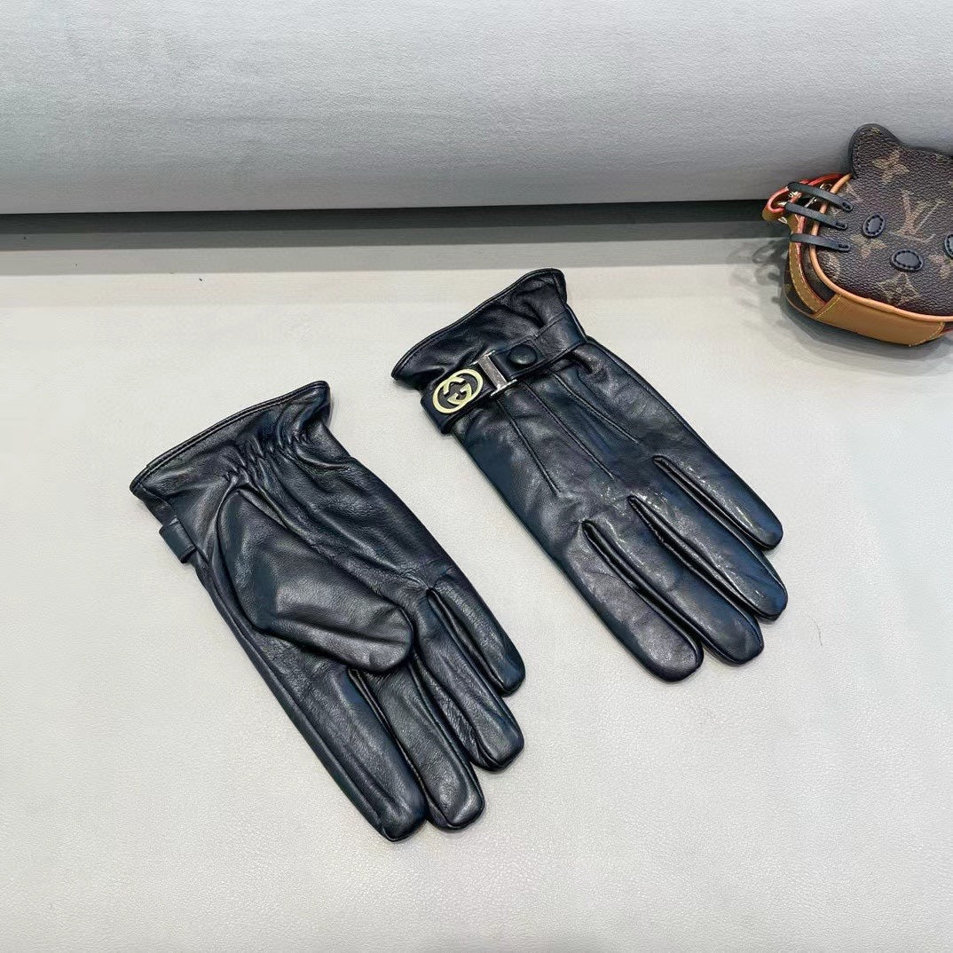 TOUCHSCREEN GLOVES IN BLACK LAMBSKIN 454568 mysite