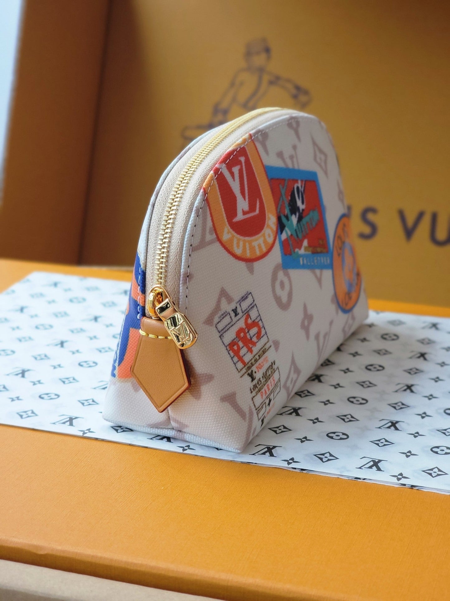 LV M14909 Cosmetic Pouch PM Multicolor Monogram Dune Canvas mysite