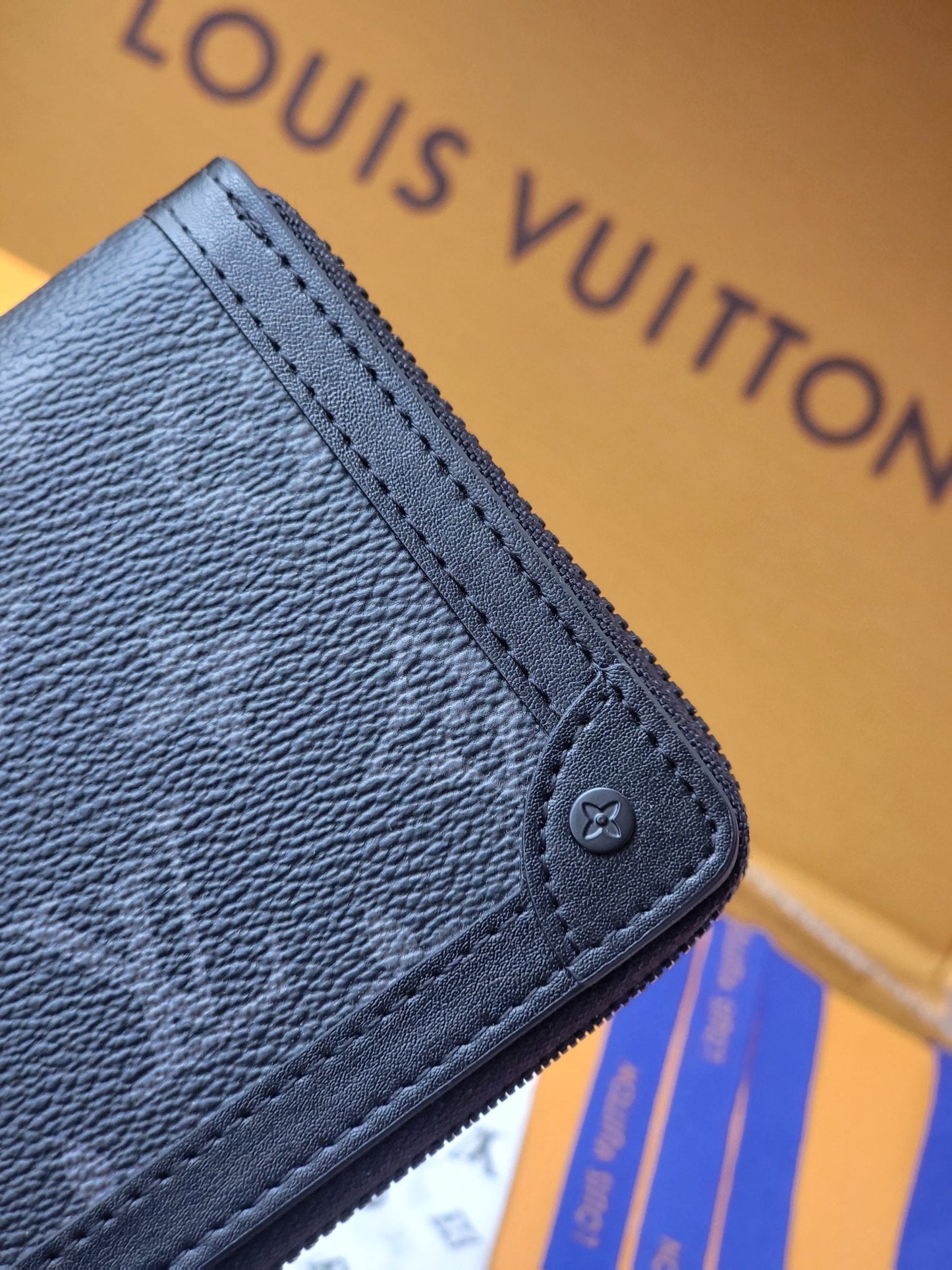 LV Trunk Zippy Wallet Black Monogram Eclipse Canvas mysite