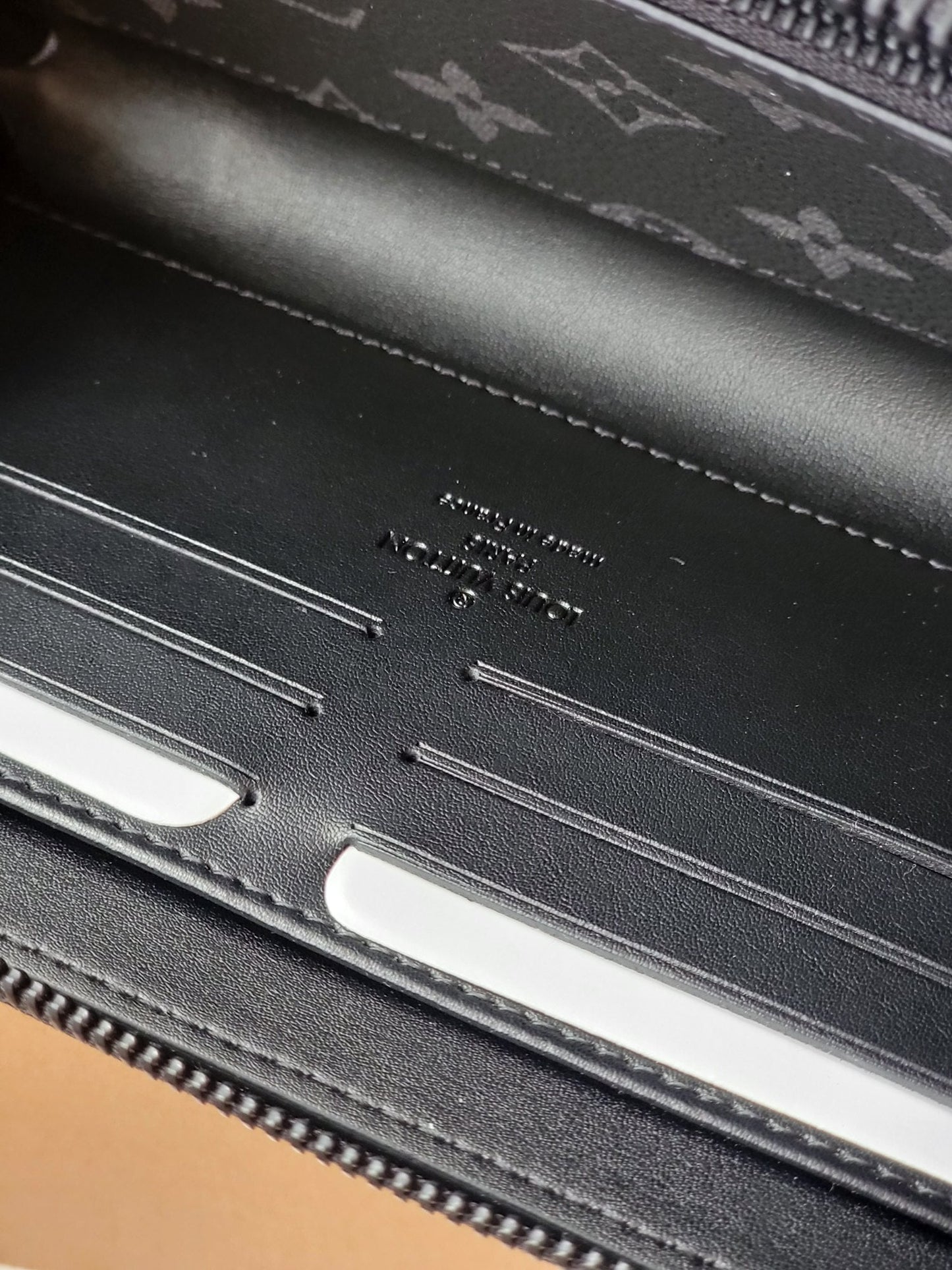 LV Trunk Zippy Wallet Black Monogram Eclipse Canvas mysite