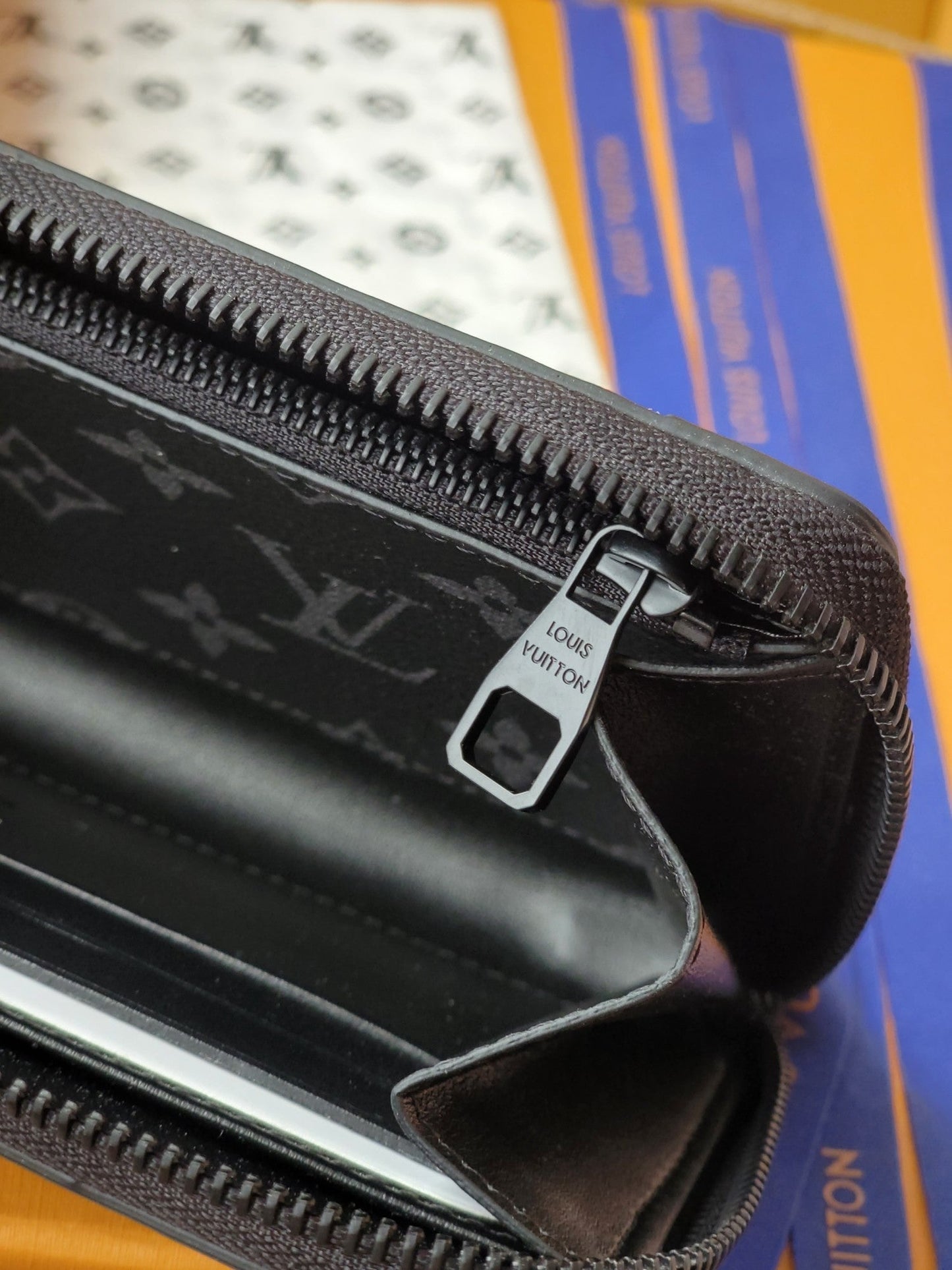 LV Trunk Zippy Wallet Black Monogram Eclipse Canvas mysite