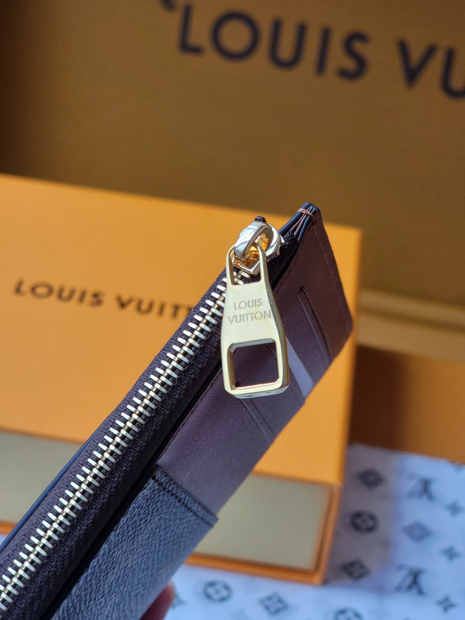 LV Card Holder Trunk Brown Monogram Canvas & Cowhide mysite