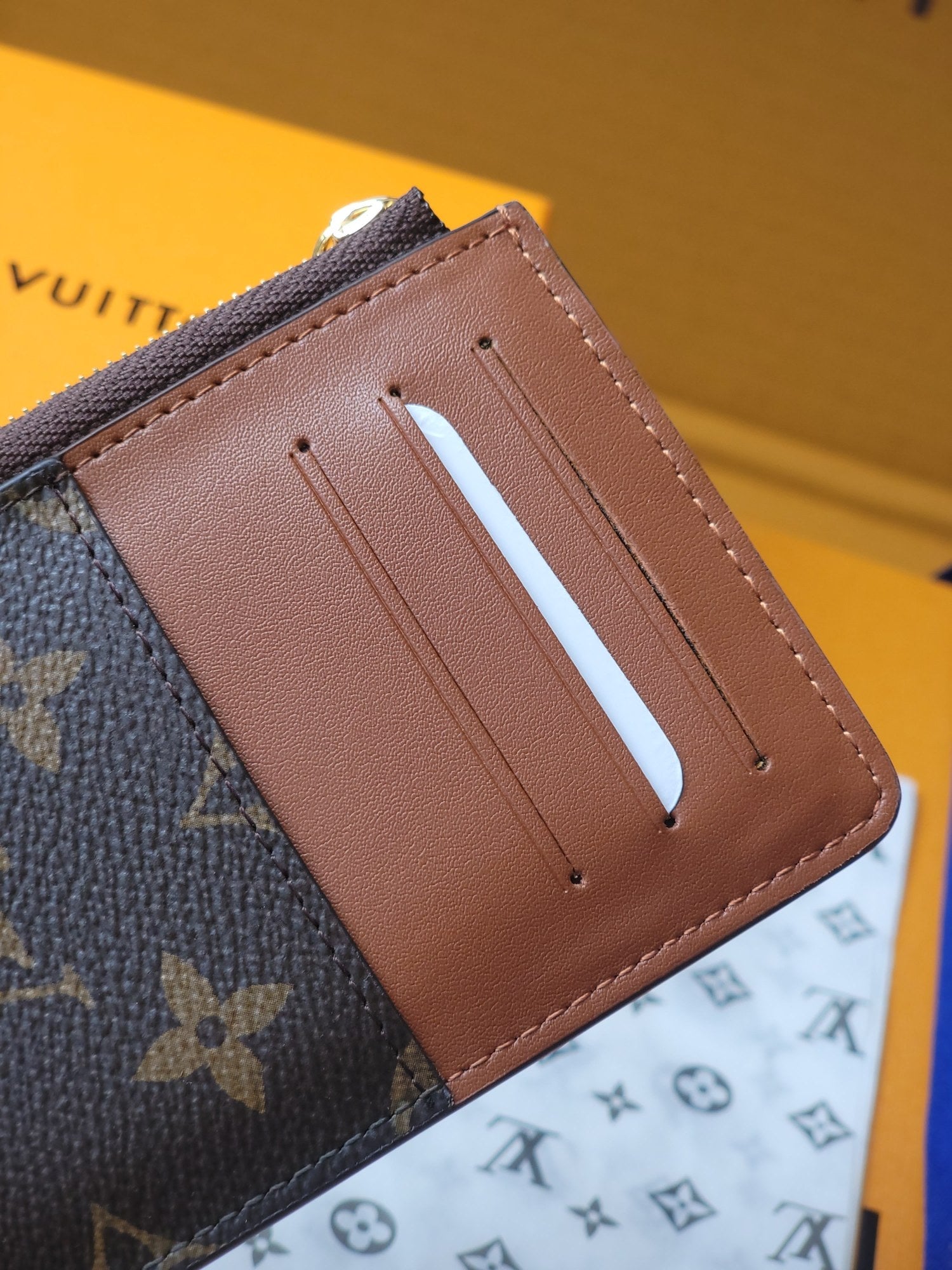 LV Card Holder Trunk Brown Monogram Canvas & Cowhide mysite