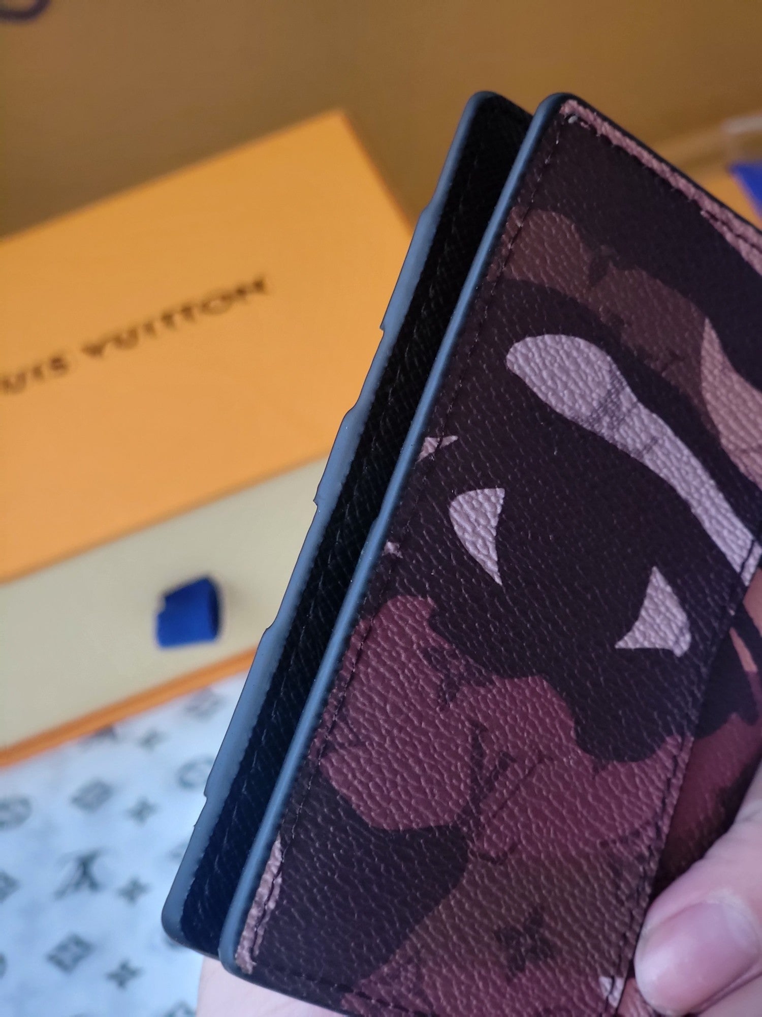 LV M82574 Faces Pocket Organizer Brown Monogram Canvas & Cowhide mysite