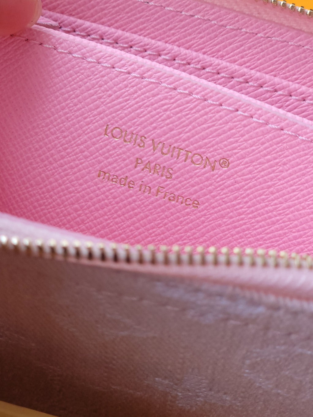 LV Zippy Coin Purse Pink Monogram Denim - Light GHW mysite