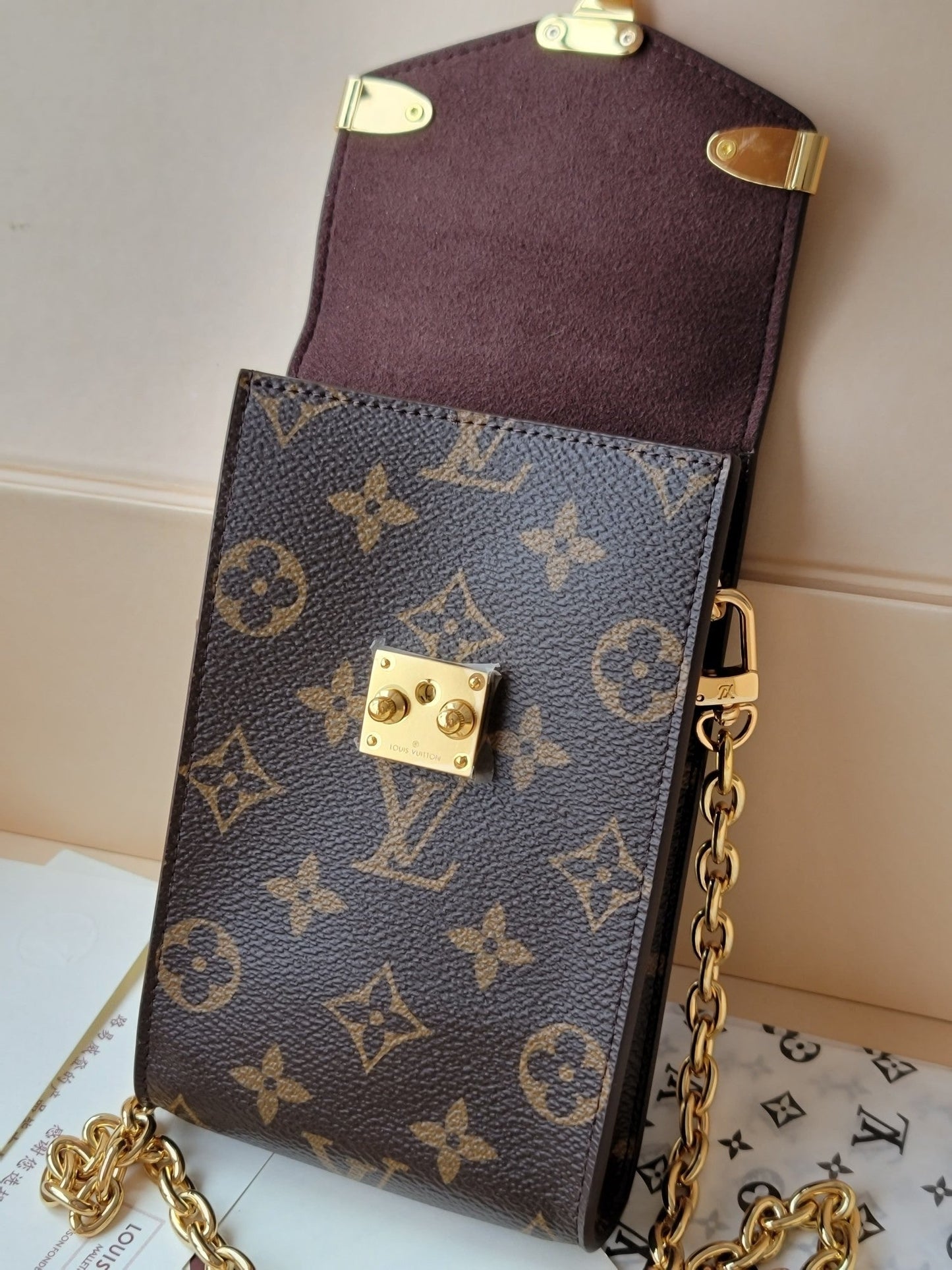 LV Phone Pouch Métis Brown Monogram Canvas GHW mysite