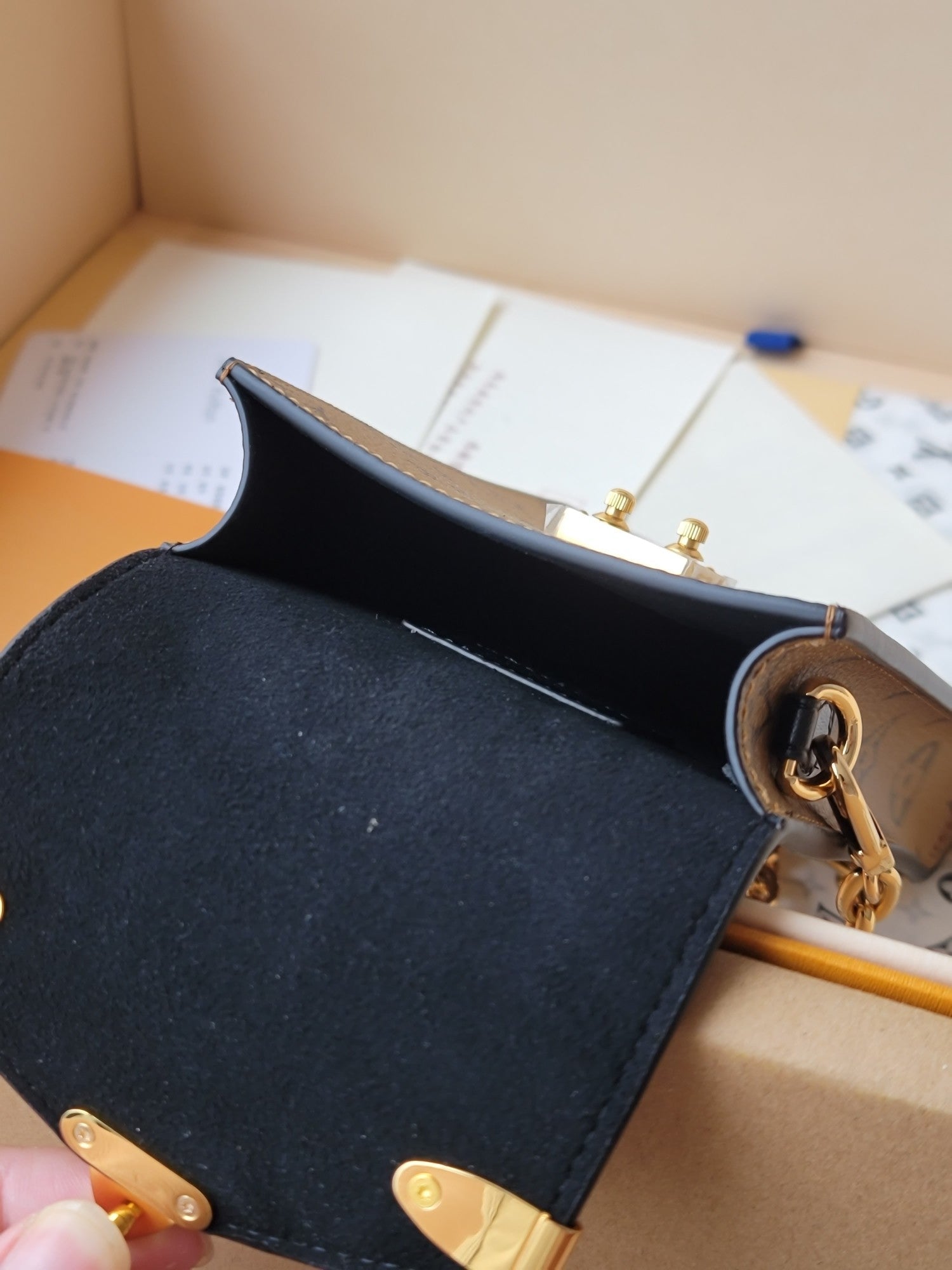 LV Phone Pouch Métis Light Brown Monogram Canvas GHW mysite