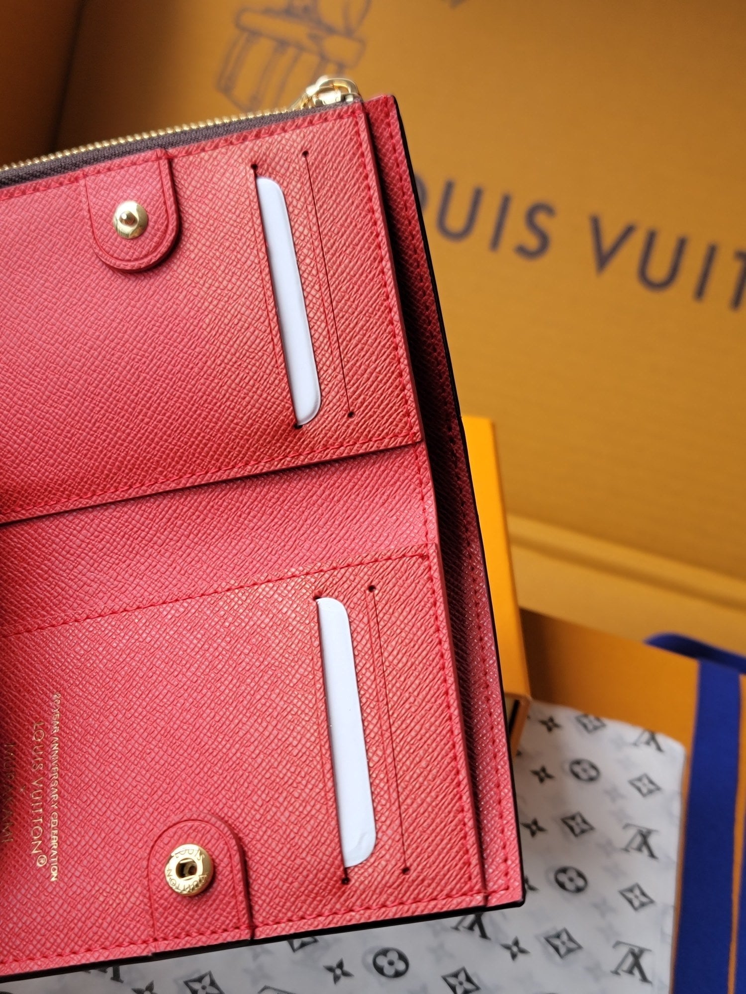 LV x TM Lisa Wallet  Brown Monogram Canvas With Cherry Motif mysite