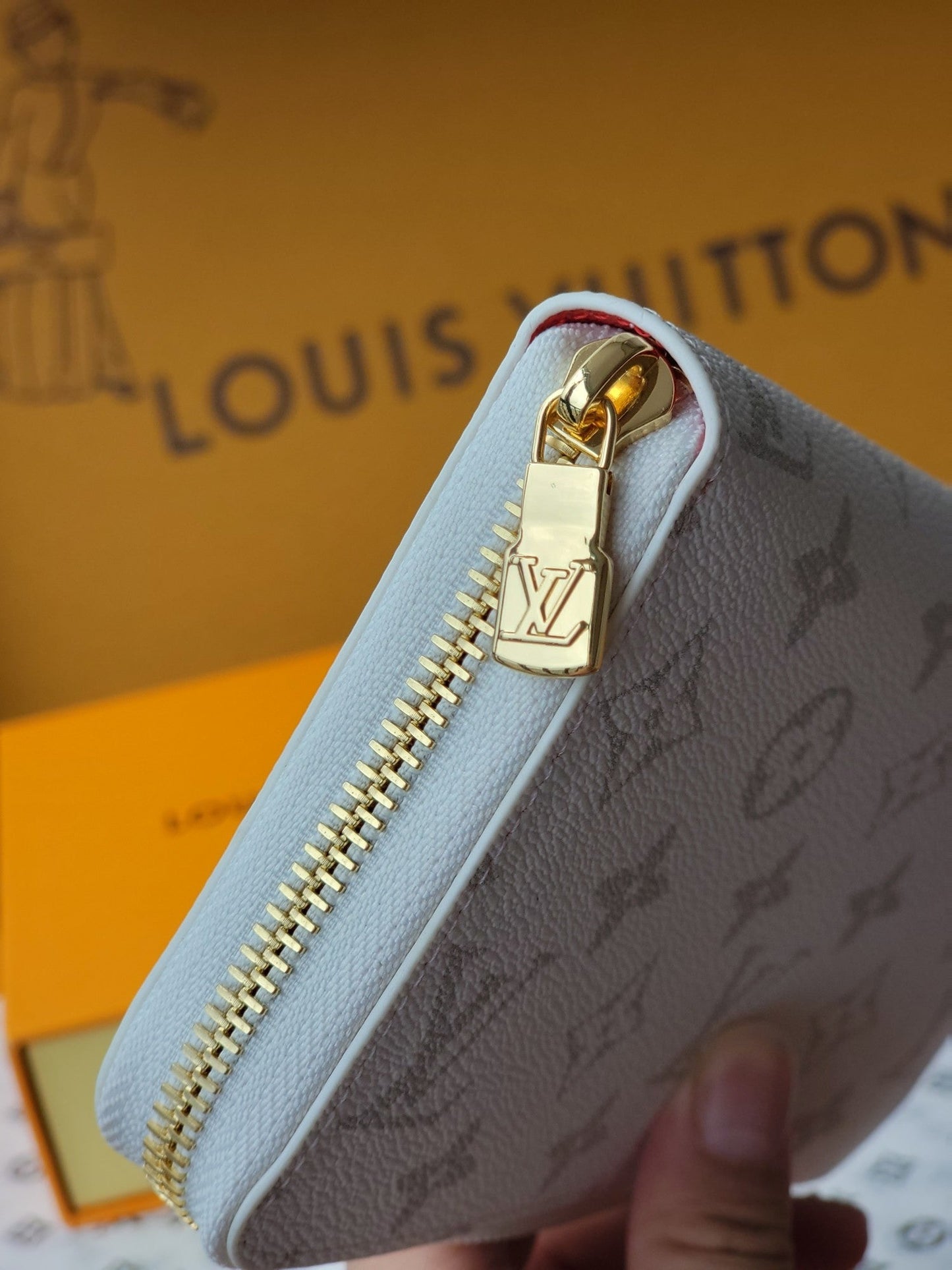 LV x TM Zippy Wallet White Monogram Canvas With Cherry Motif mysite