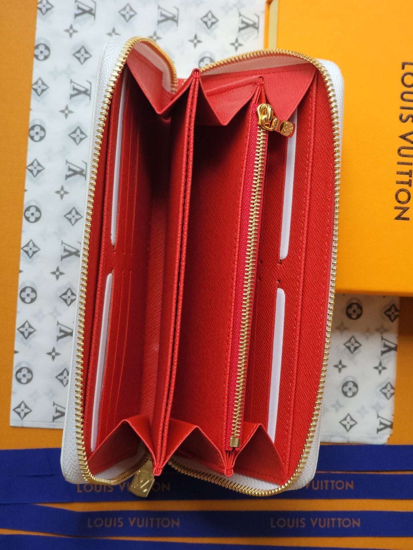 LV x TM Zippy Wallet White Monogram Canvas With Cherry Motif mysite