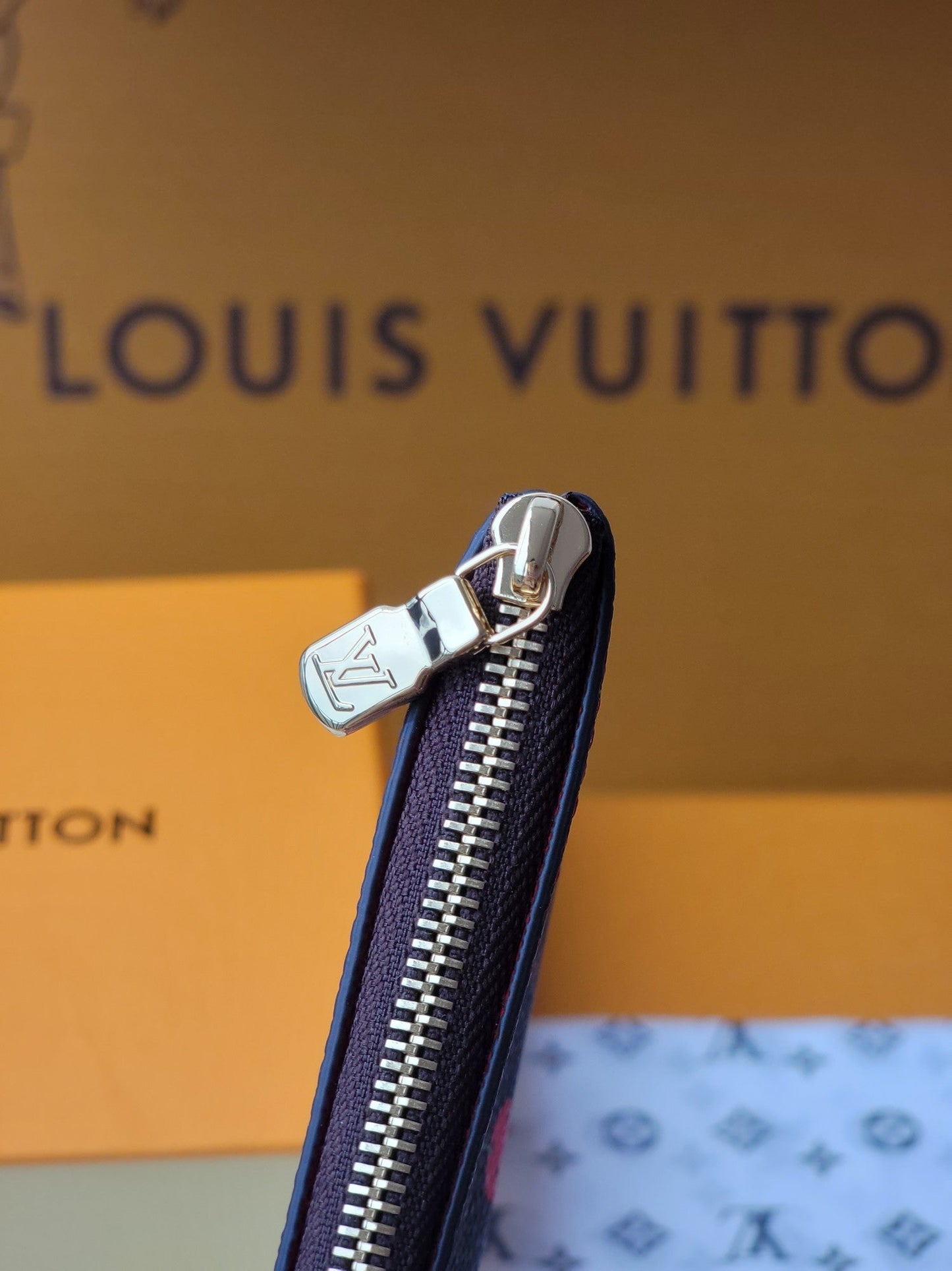 LV x TM Pochette Cre Coin Purse Brown Monogram Canvas With Cherry Motif mysite