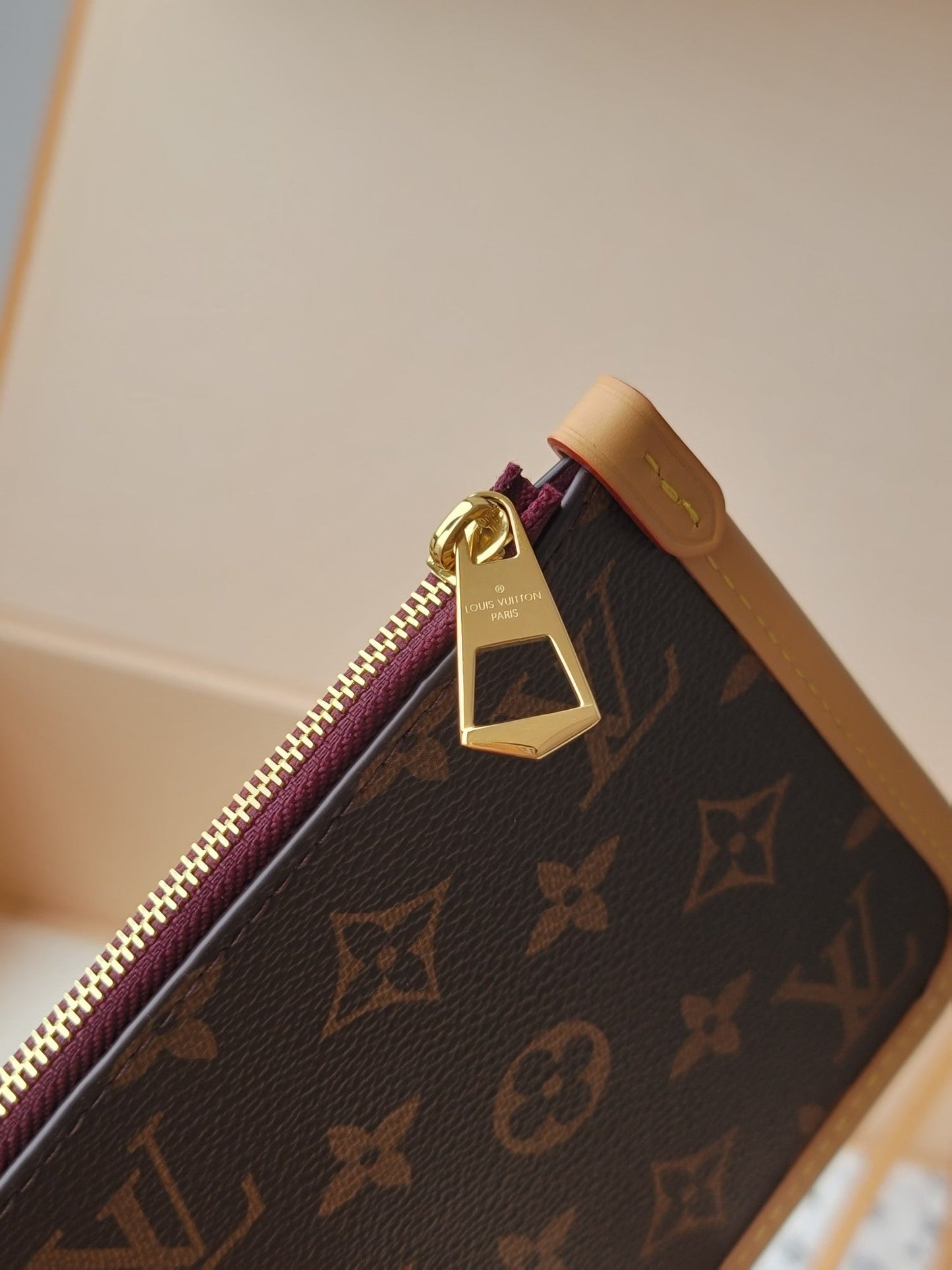 LV M46203 Carryall Pochette Brown Monogram Canvas & Cowhide mysite