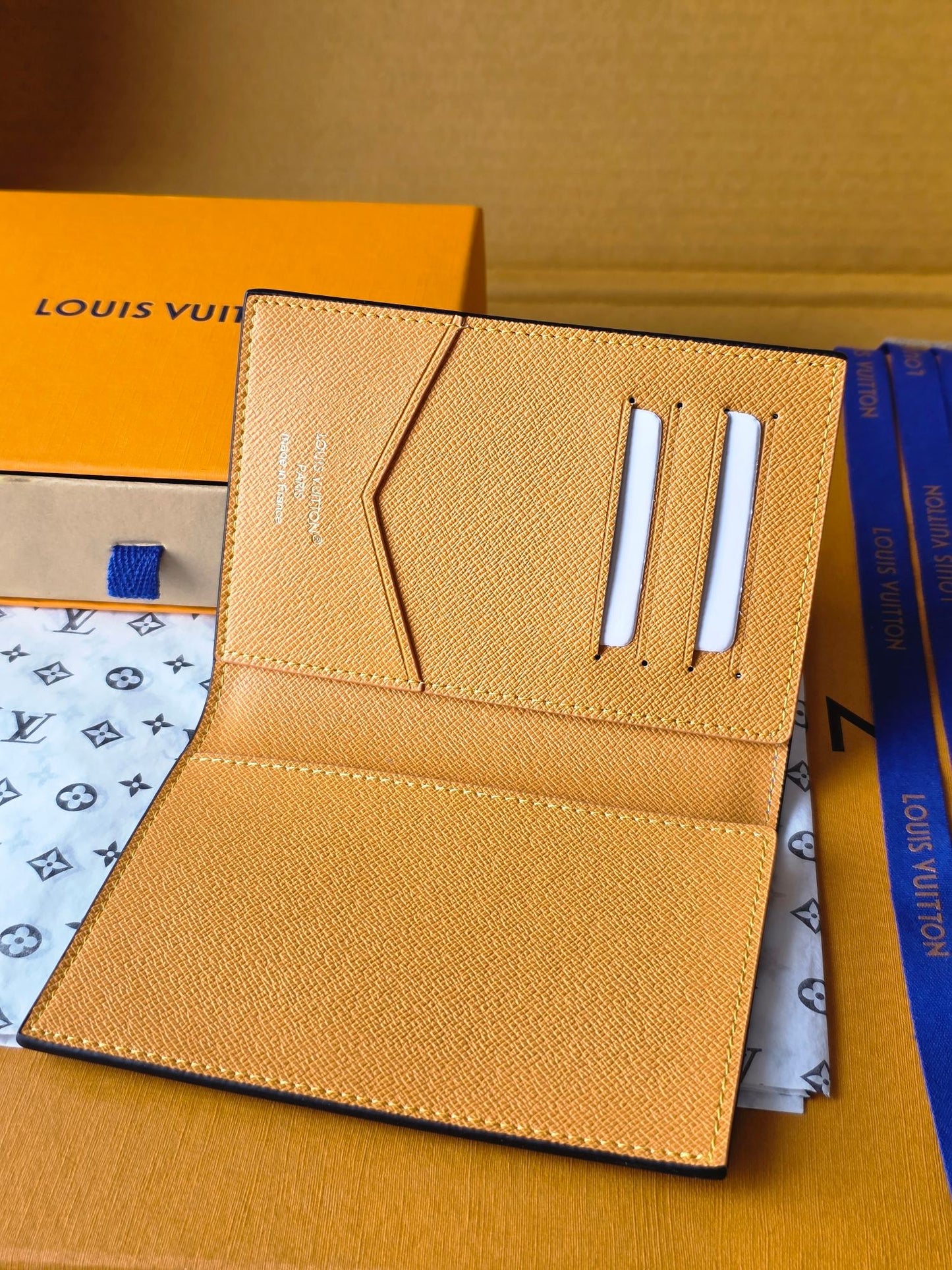 LV M25793 Passport Cover Dark Blue Teal Green Cowhide mysite