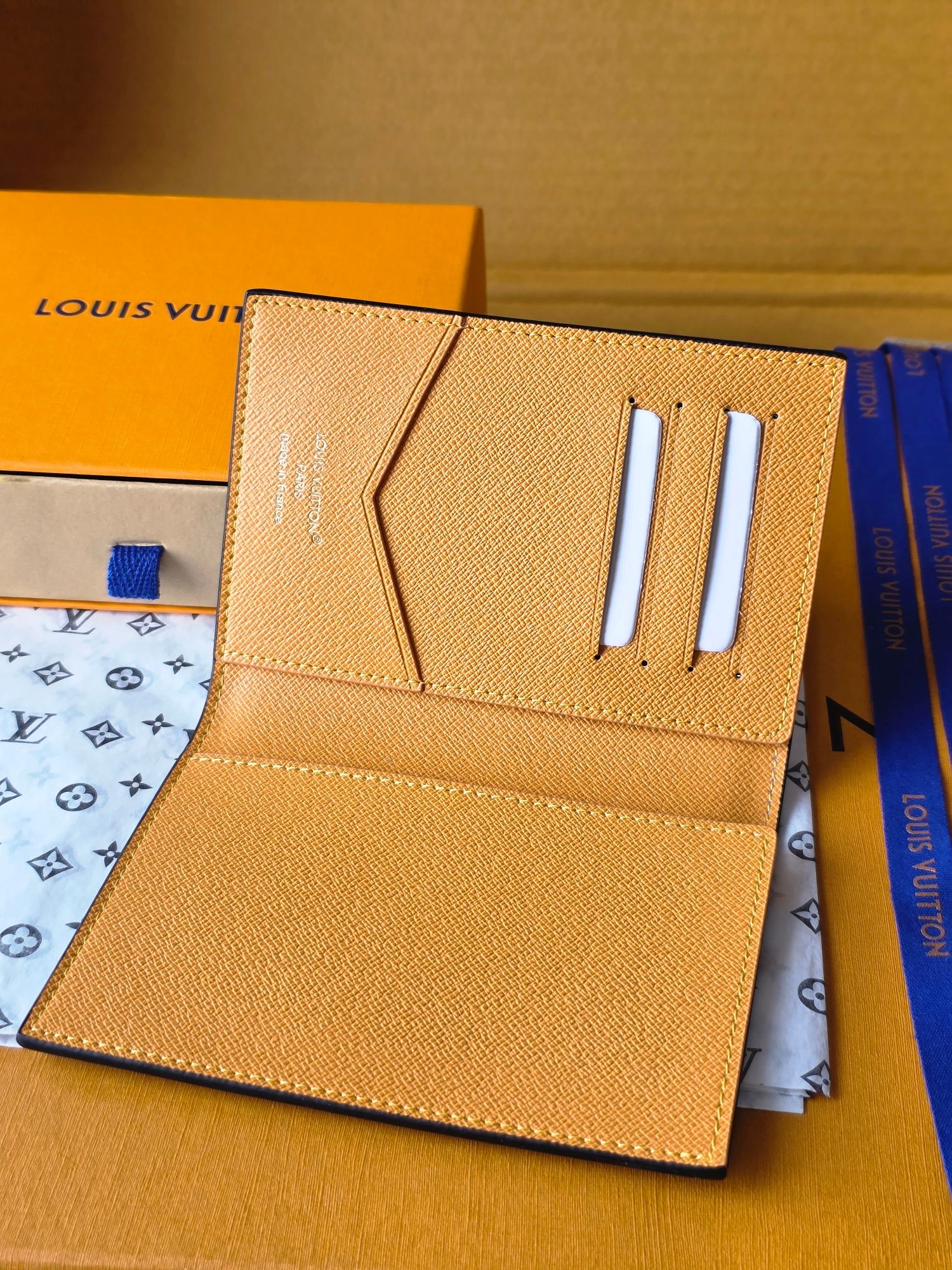 LV M25793 Passport Cover Dark Blue Teal Green Cowhide mysite