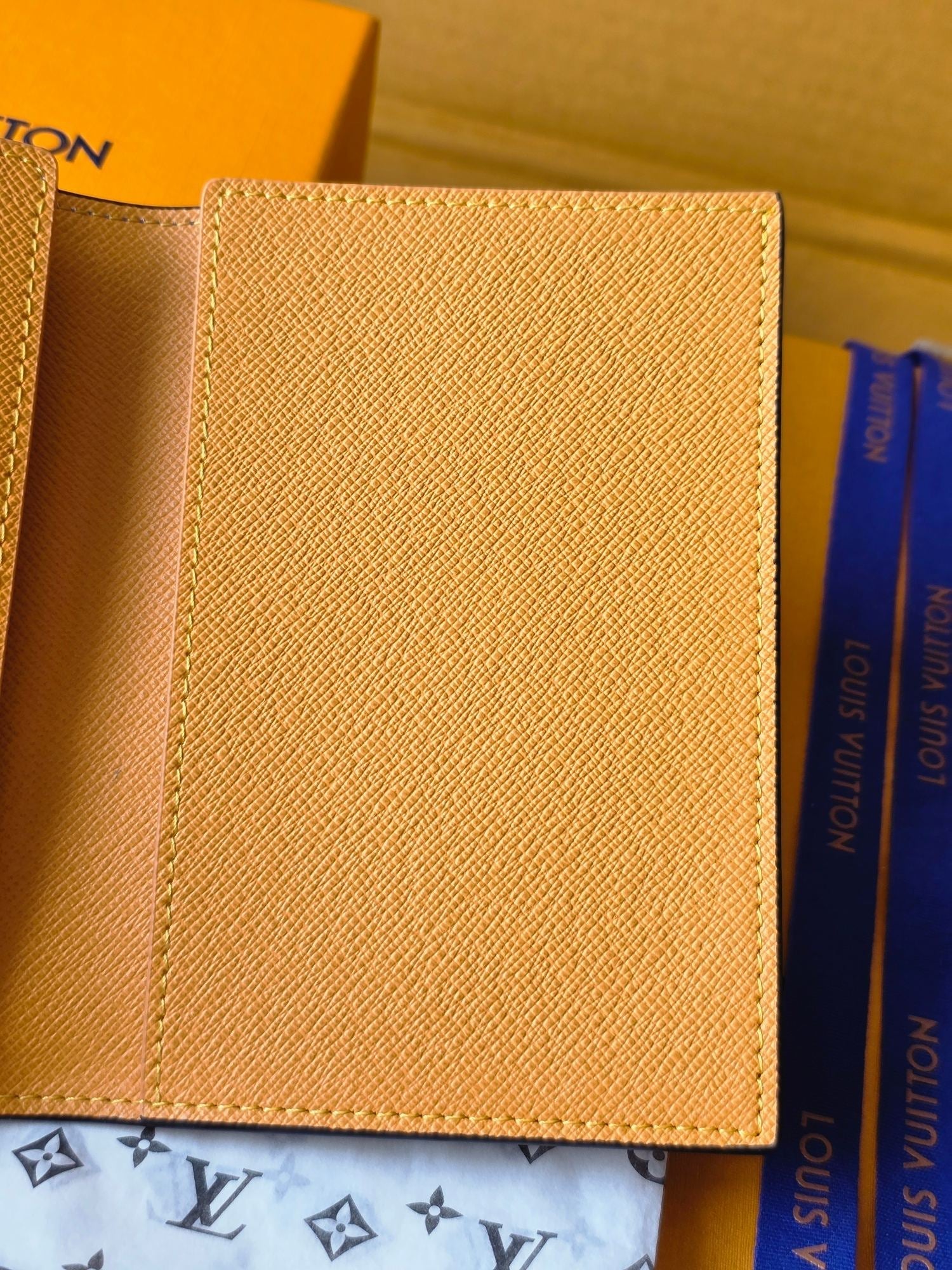 LV M25793 Passport Cover Dark Blue Teal Green Cowhide mysite