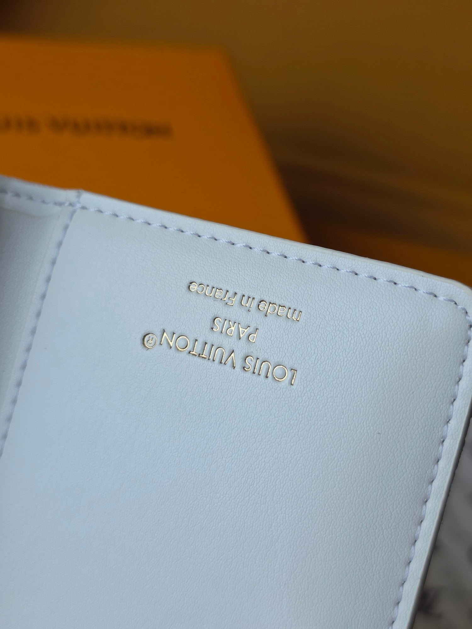 M25601 Lou Wallet  11.5cm Dream Beige Monogram Embossed Lambskin- Light GHW mysite